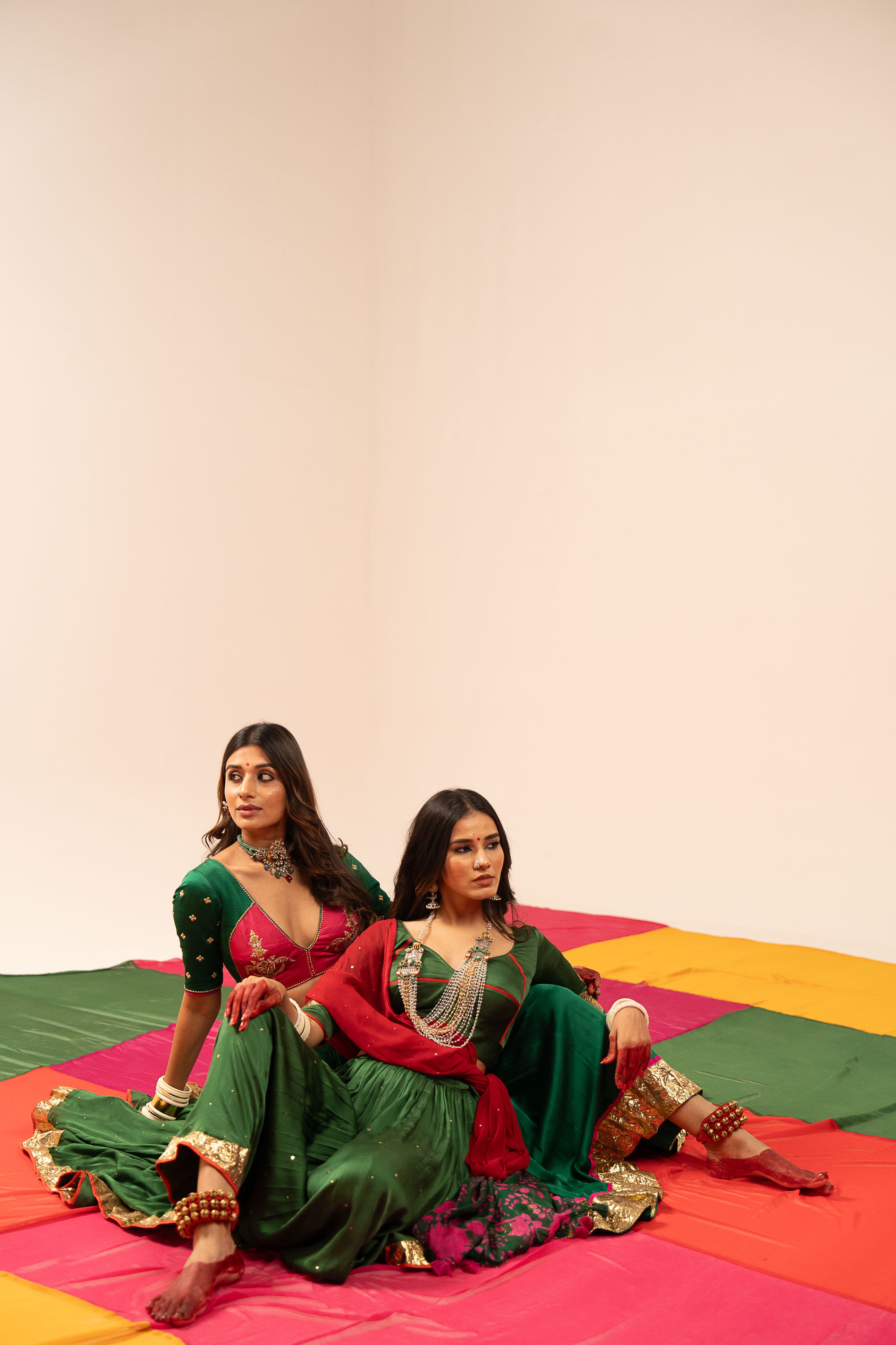 Mehendi Green Lehenga Set