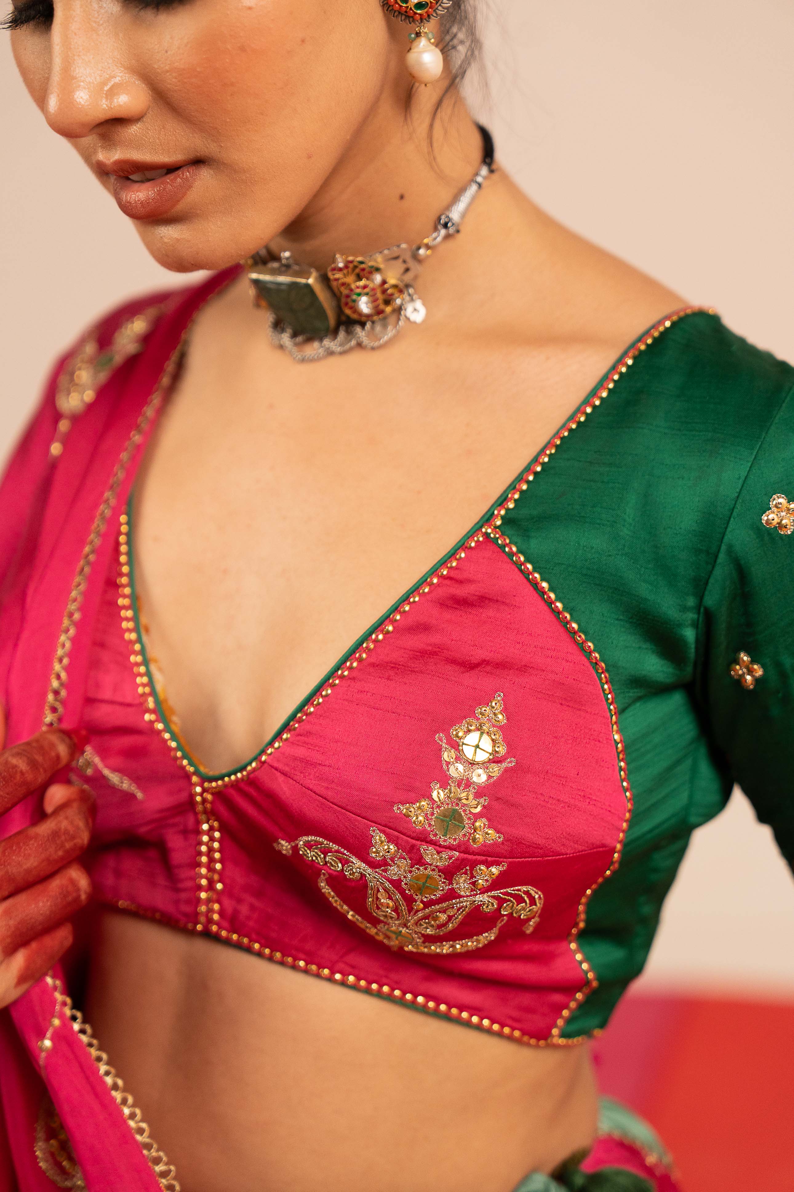 Sea Green Lehenga Set
