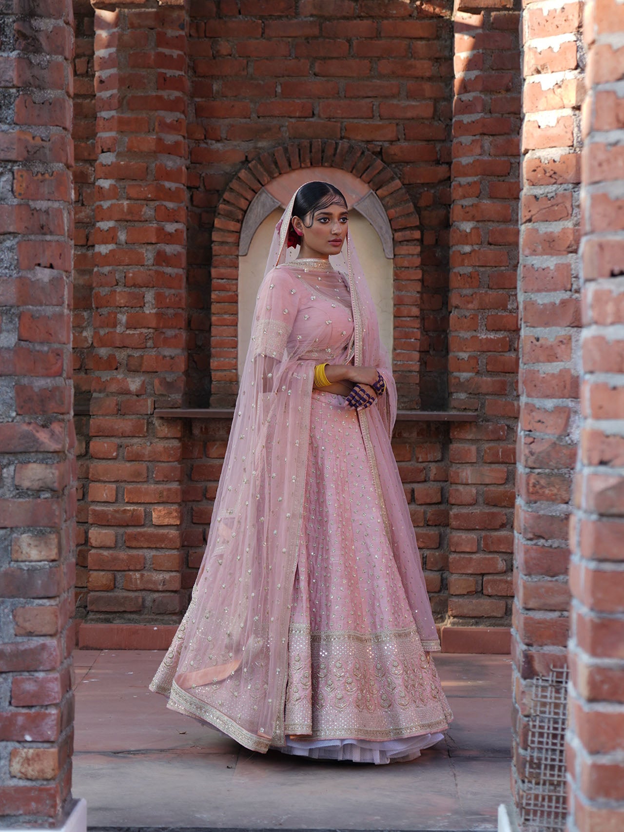 Pink Lehenga Set