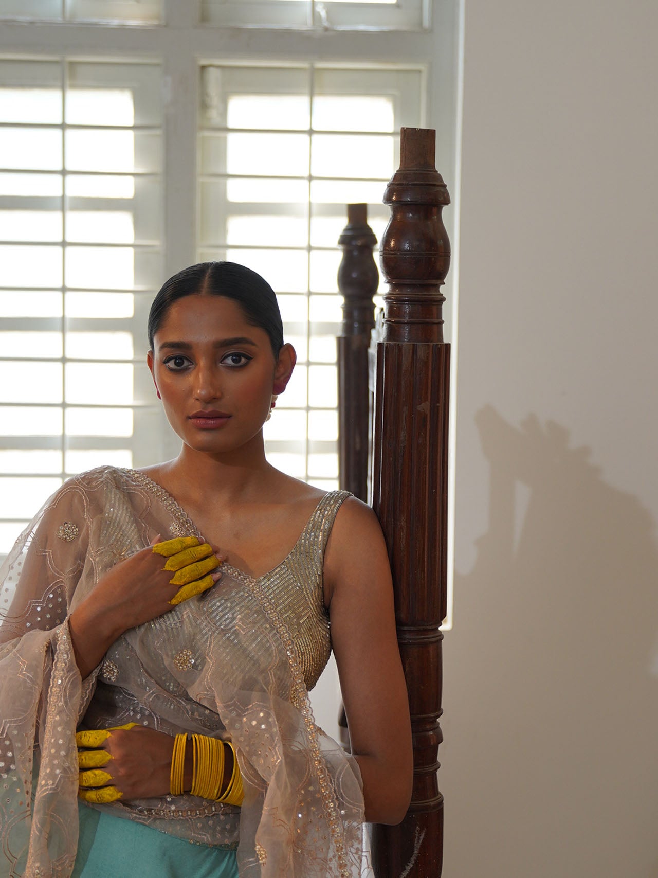 Multi-Coloured Lehenga Set