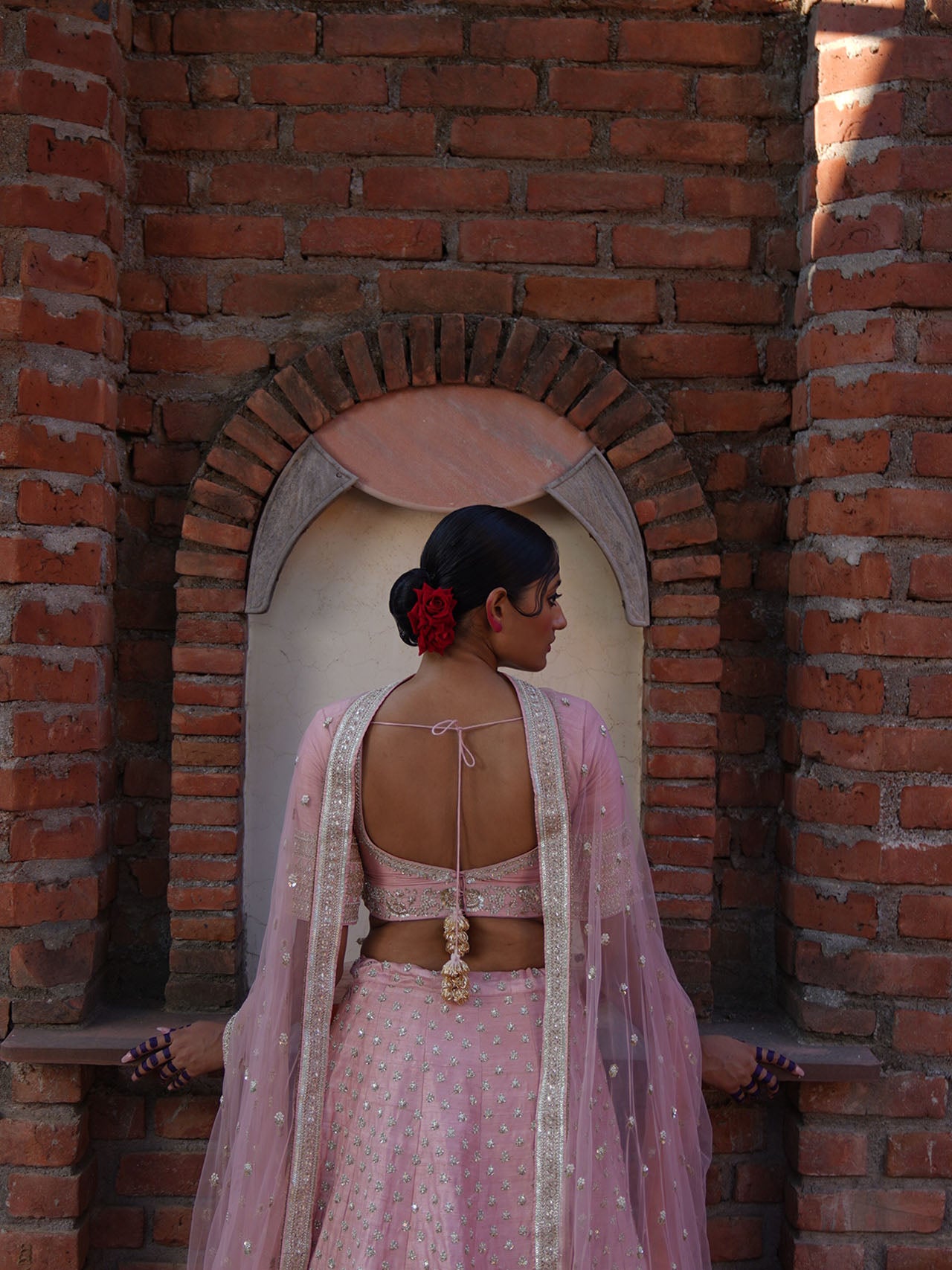 Pink Lehenga Set