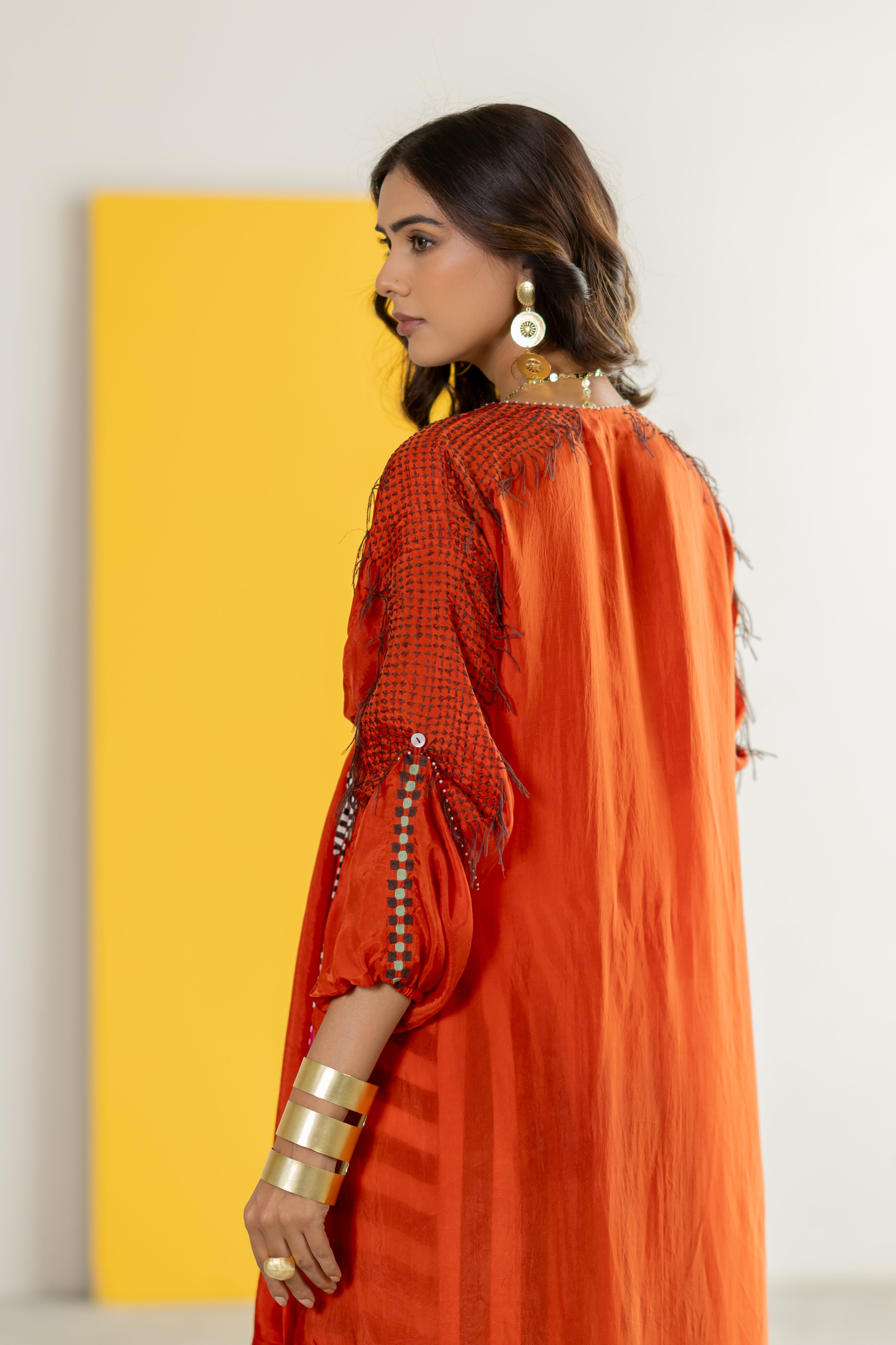 Orange tunic set