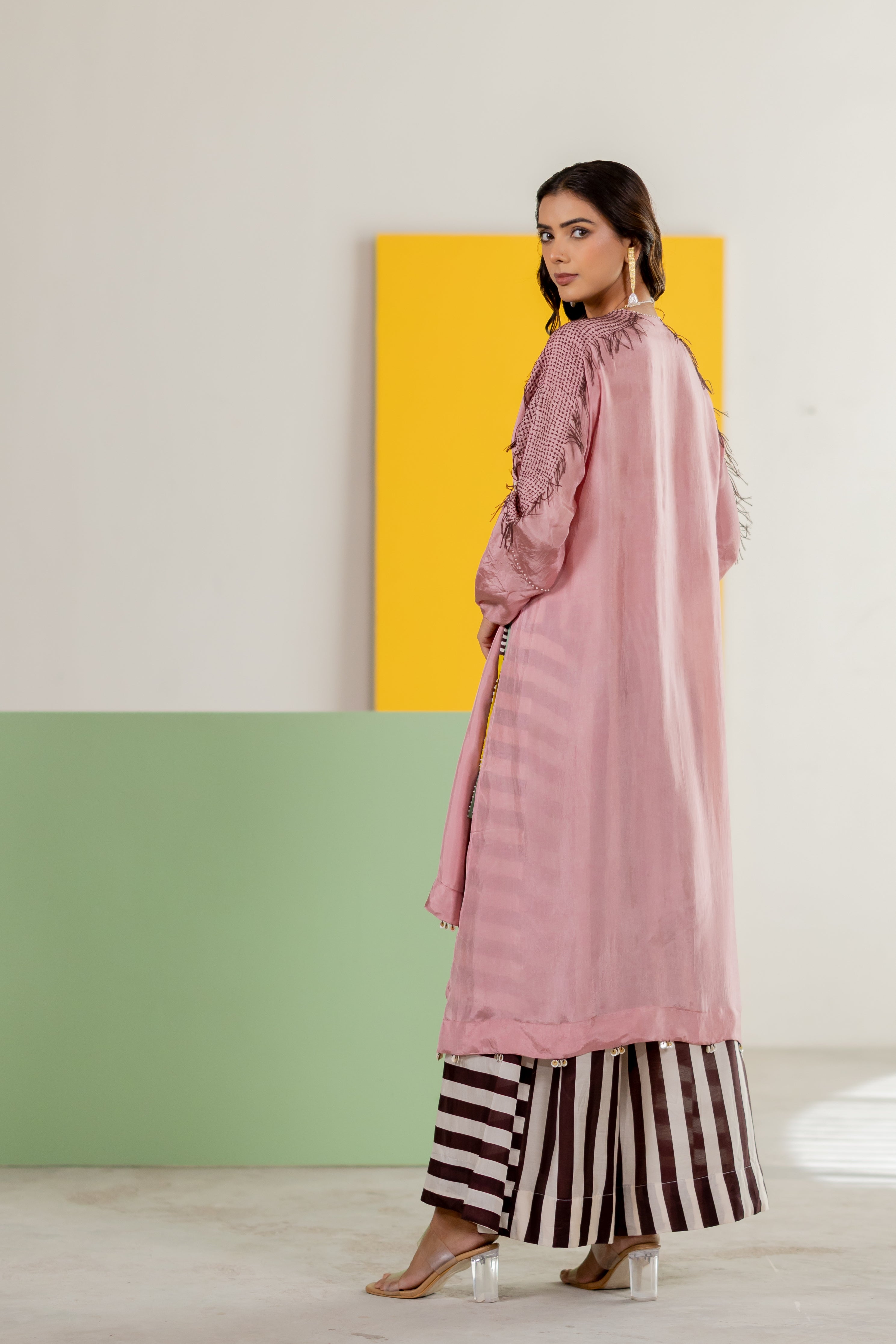 Light pink tunic set
