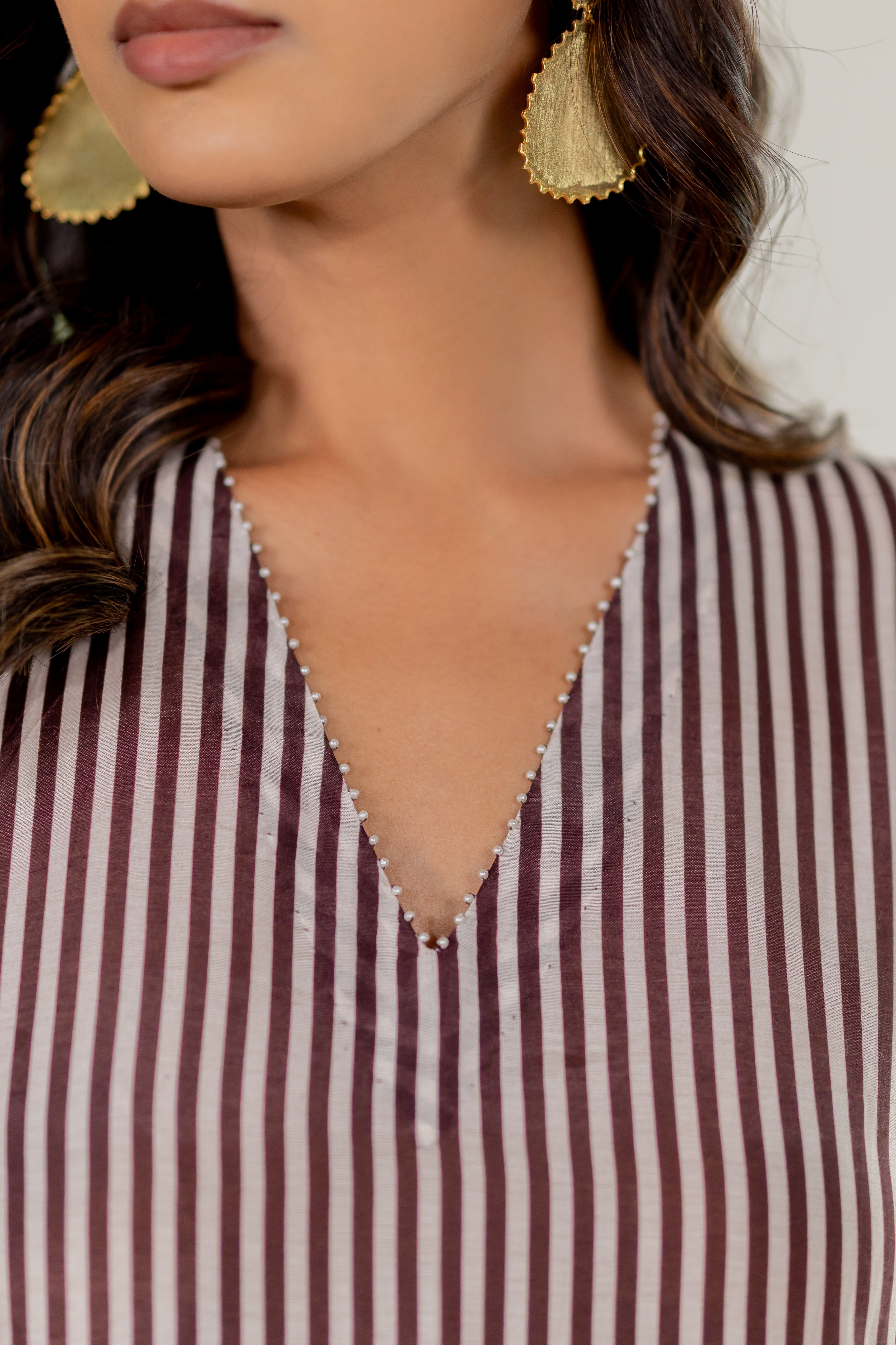 Striped kurta set