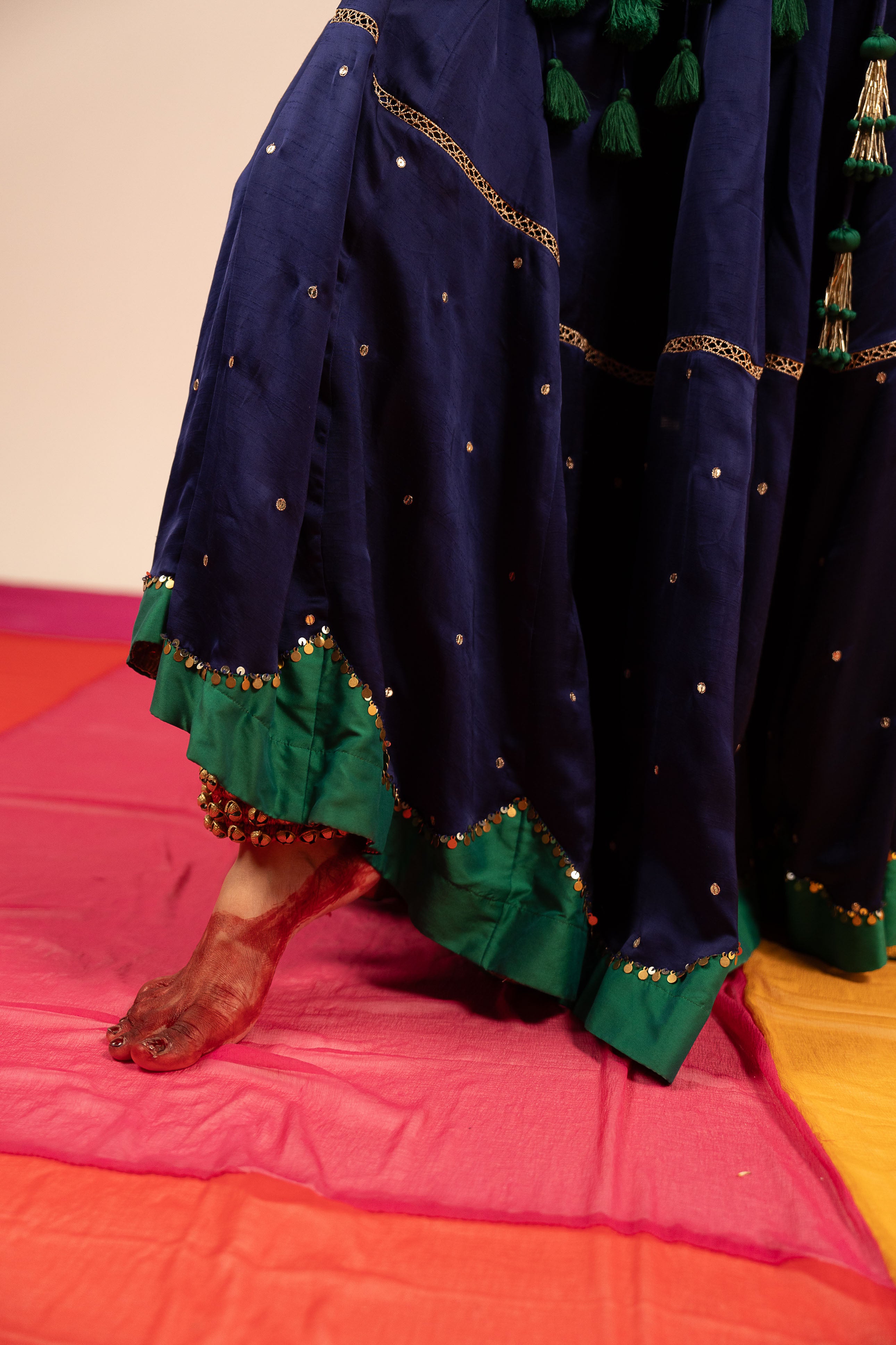 Blue Modal Lehenga Set