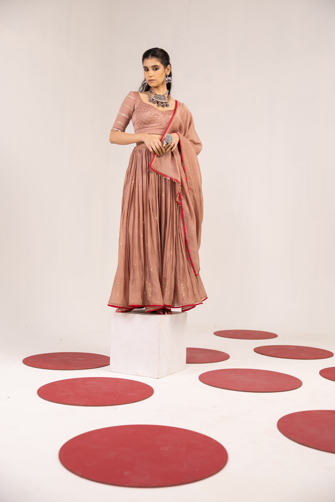 MAUVE LEHENGA SET