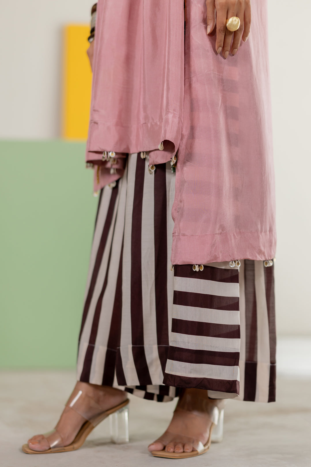 Light pink tunic set