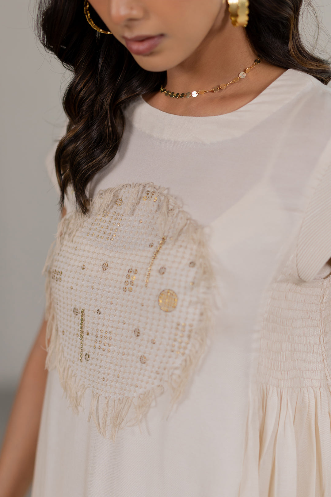 Offwhite Dress