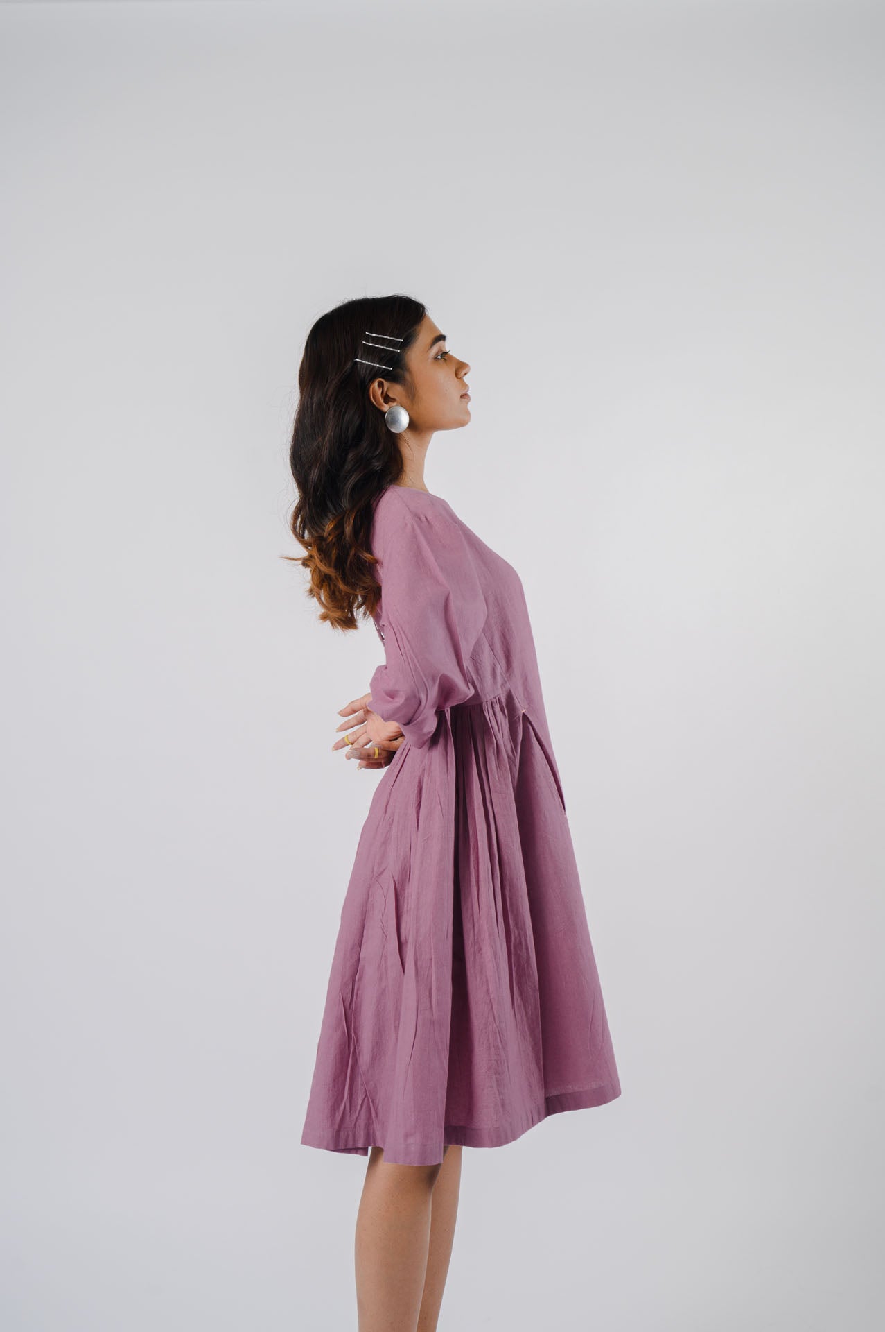 Mauve Cutwork Dress