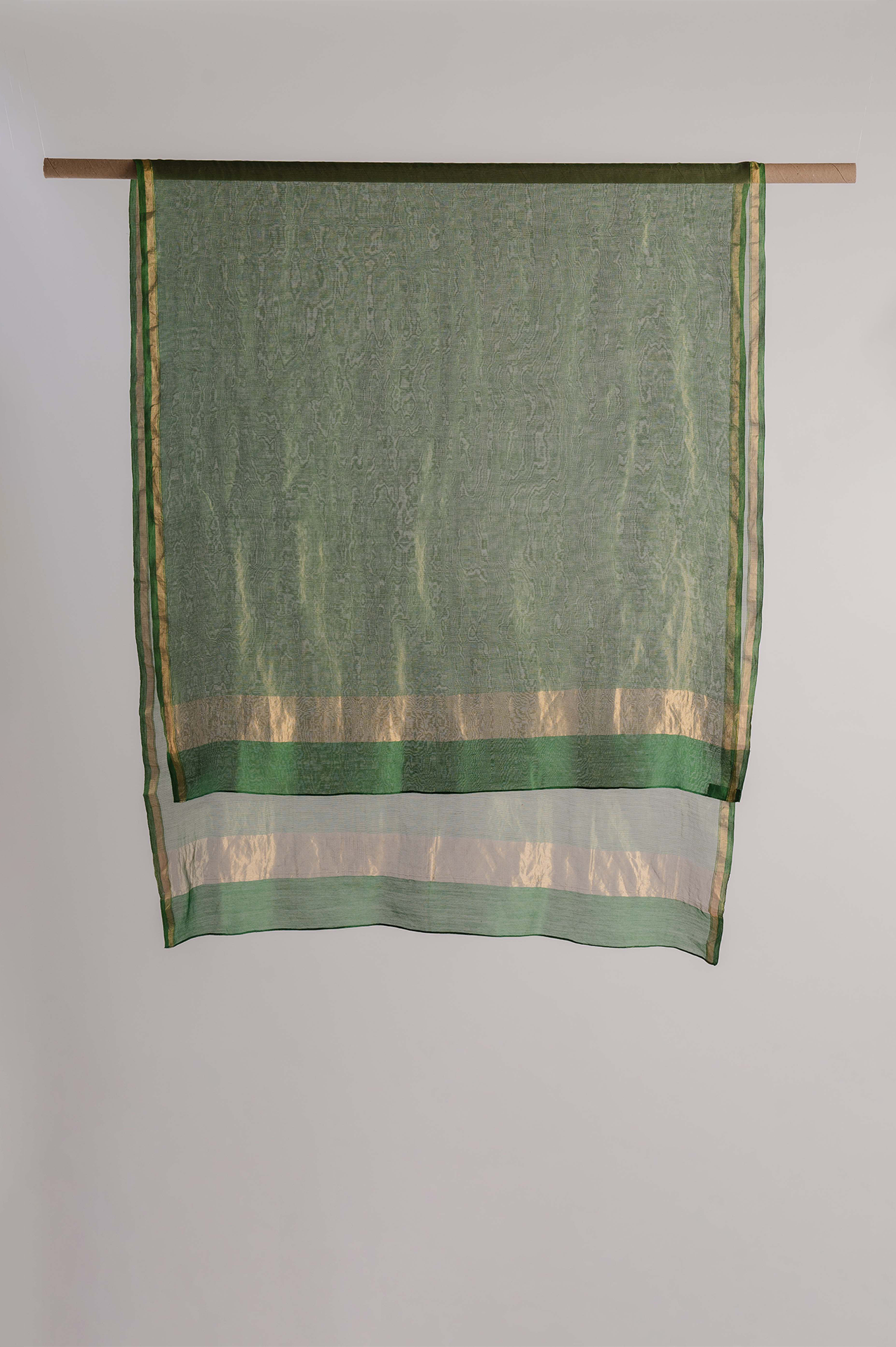 Green Chanderi Dupatta