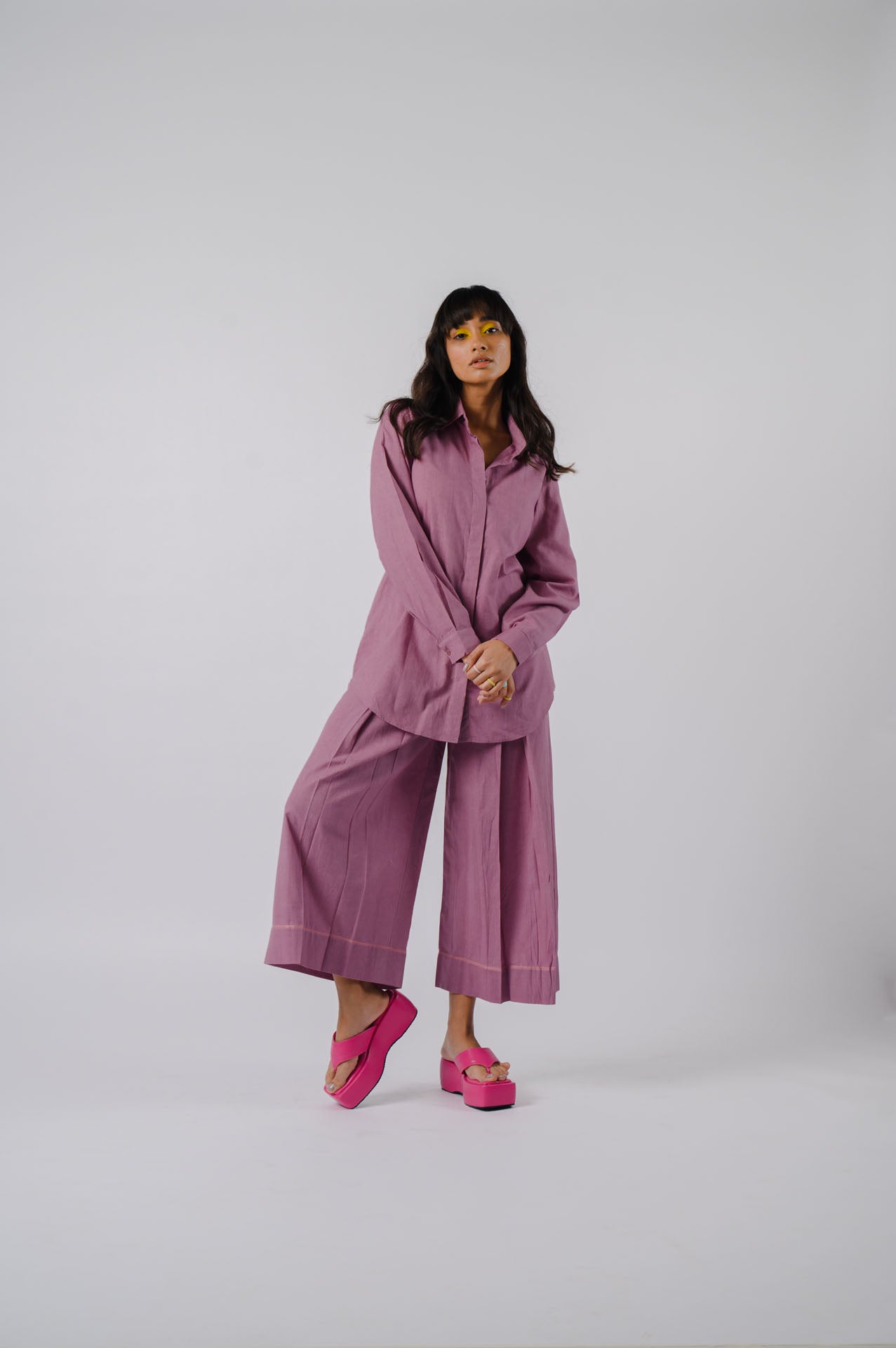 Mauve Checkered Surface Co-ord Set