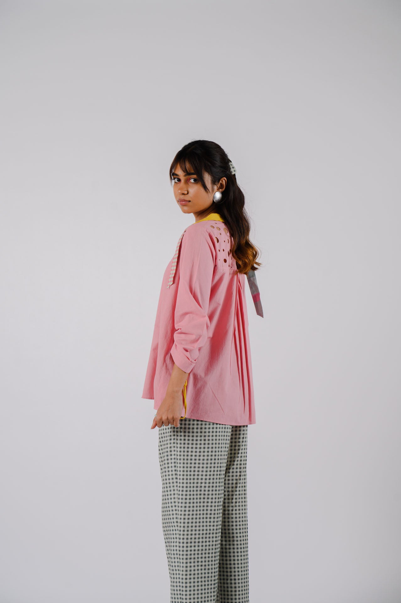 Pink Drawstrings Co-Ord Set