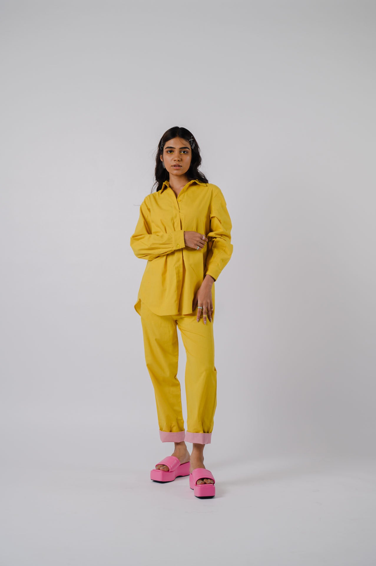 Yellow Bowtie Co-ord set