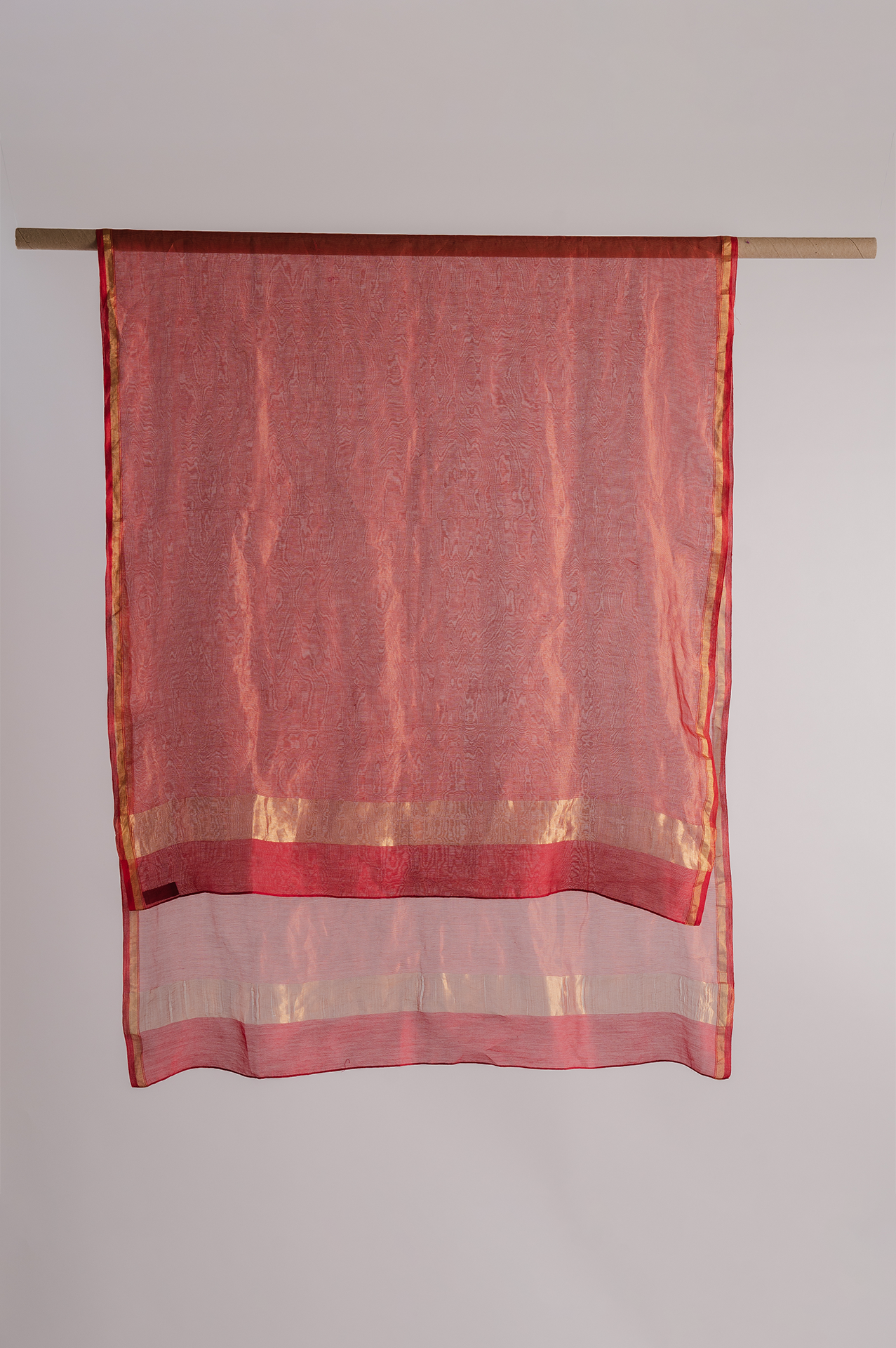 Red Chanderi Dupatta