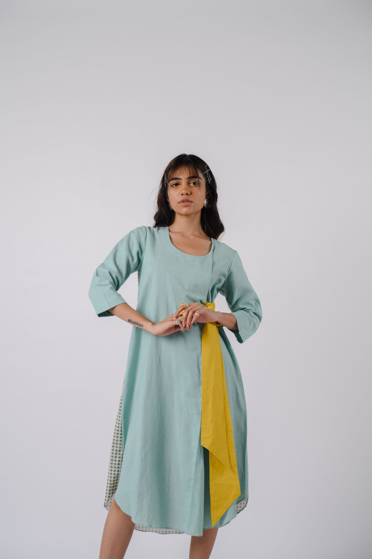 Sea Green Bowtie Dress