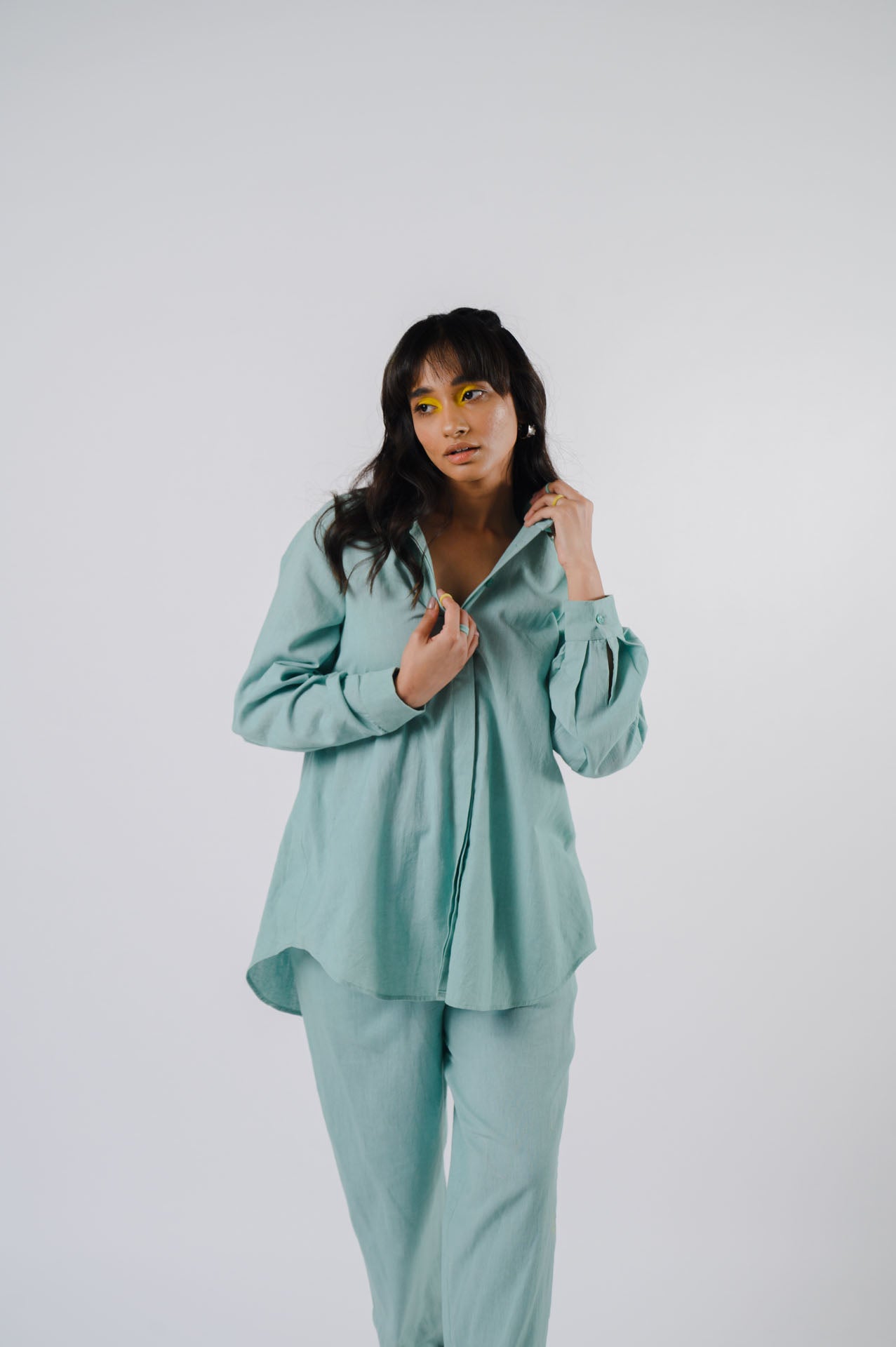 Sea Green Bowtie Co-ord Set