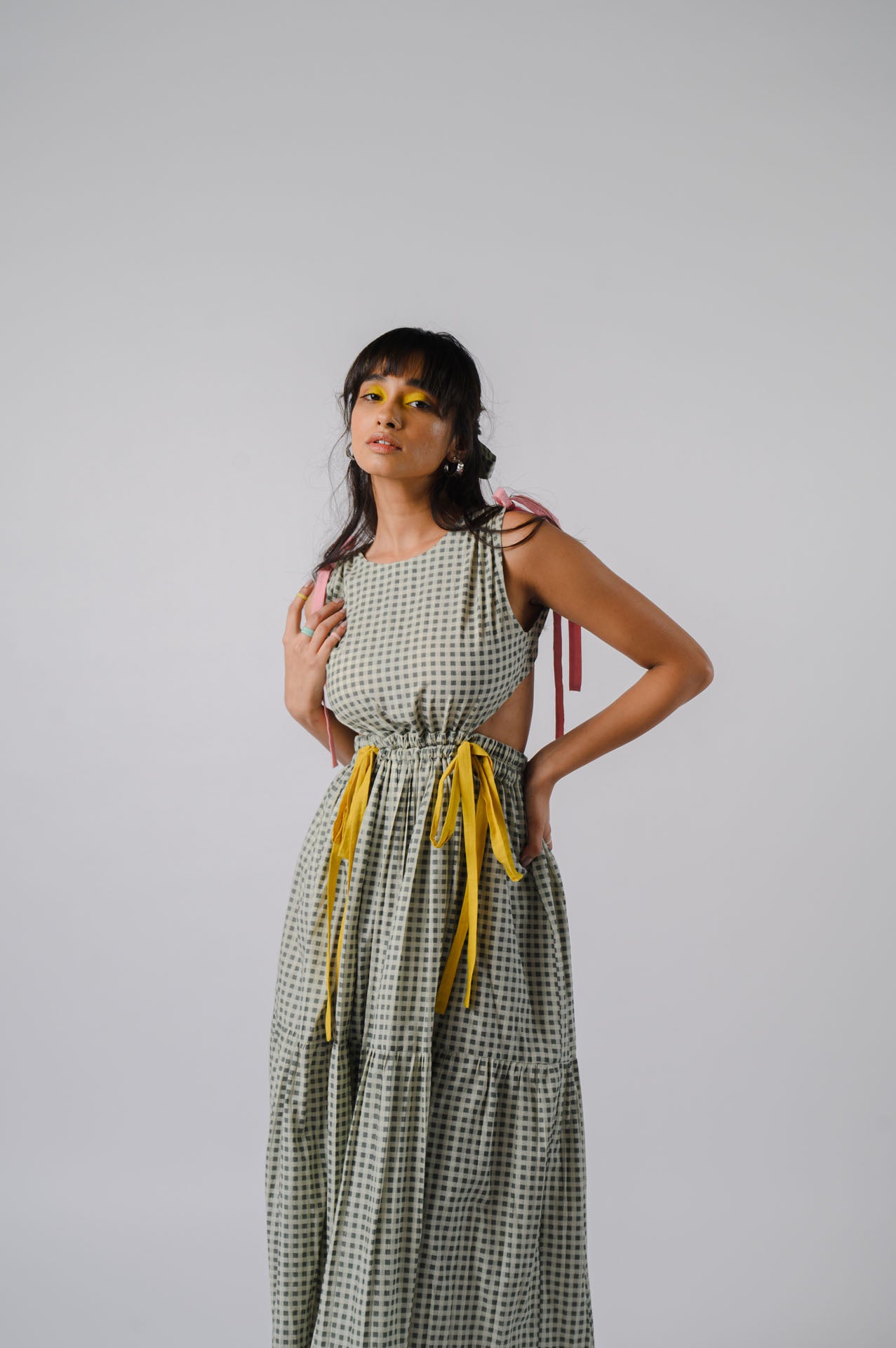 Black & White Tiered Dress