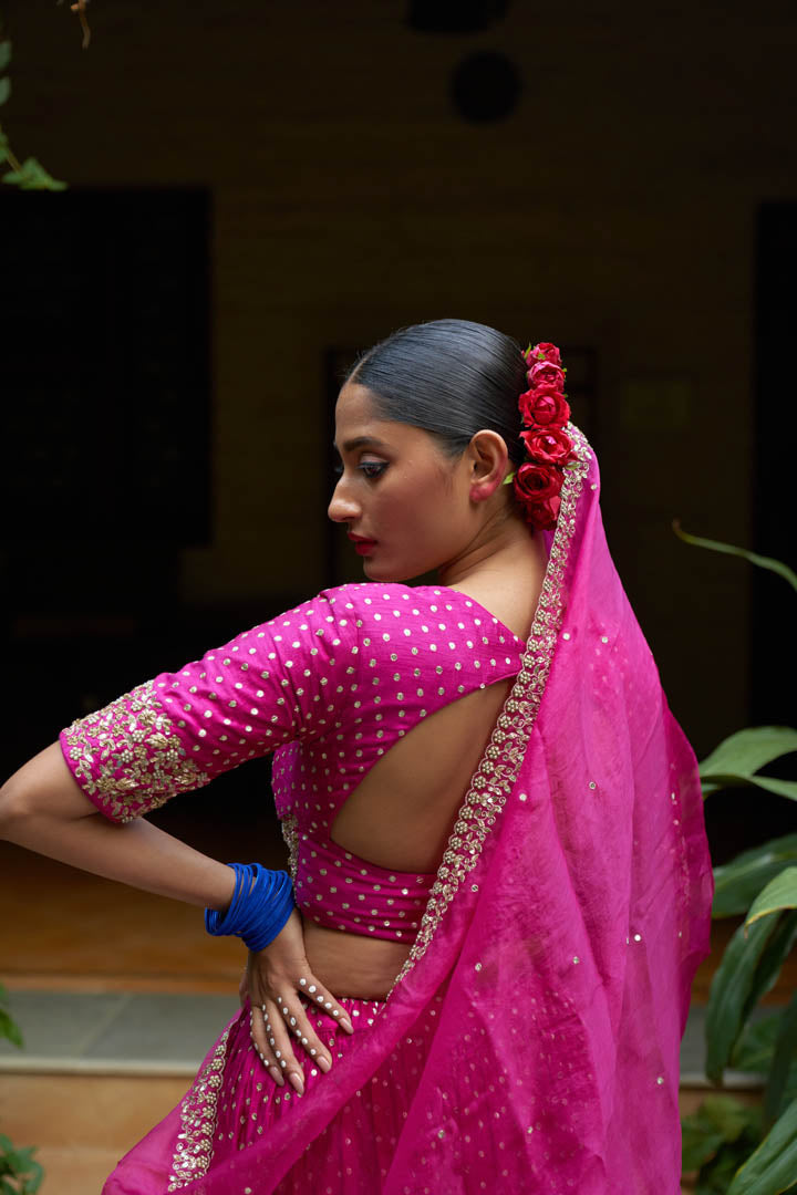 Pink Lehenga Set