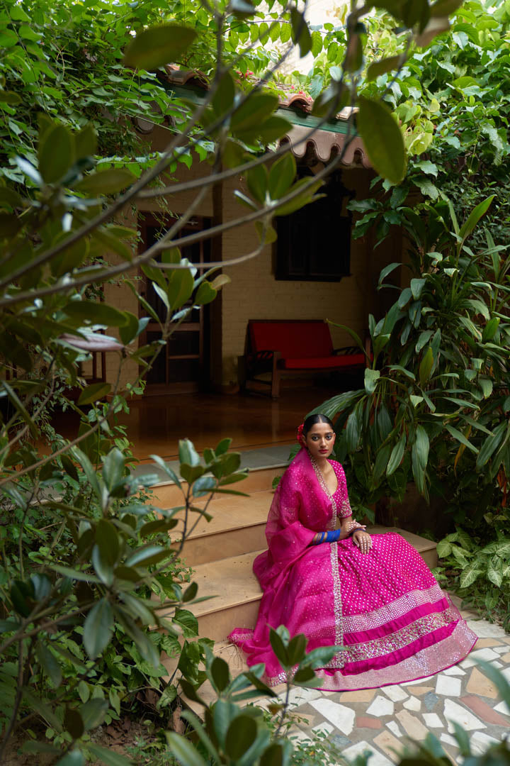 Pink Lehenga Set