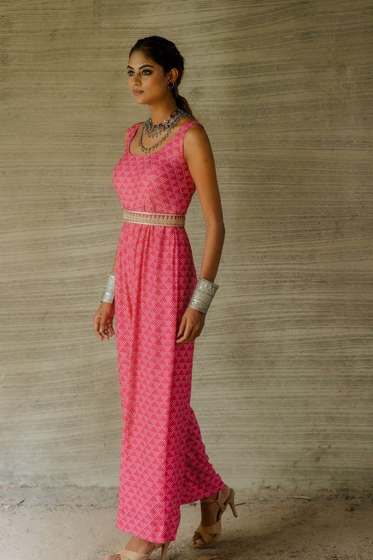 Hot Pink Jumpsuit with Jacket