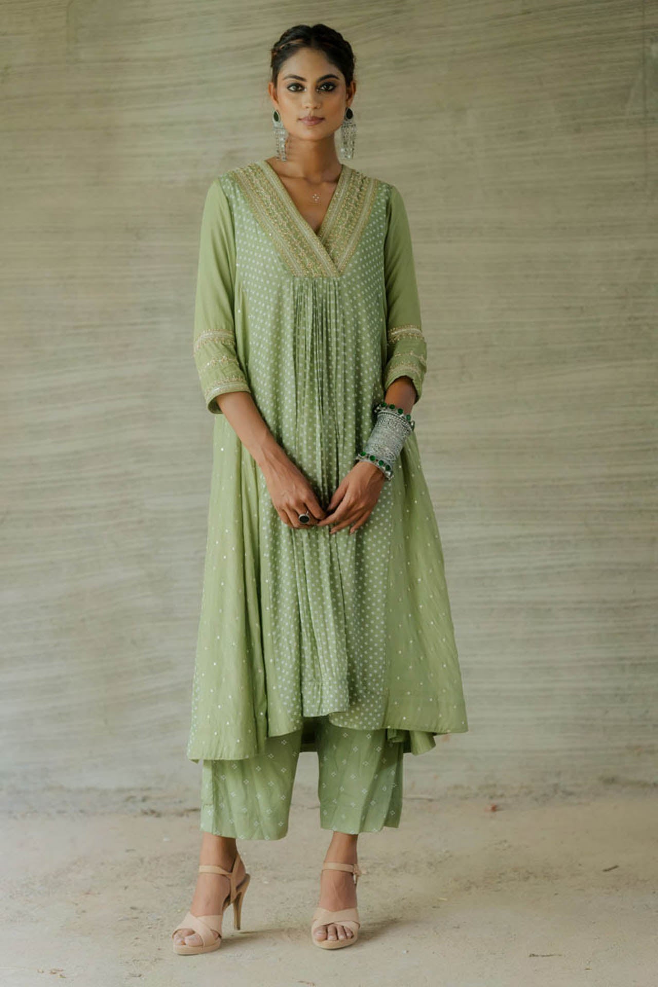 Olive Kalidar with Pants