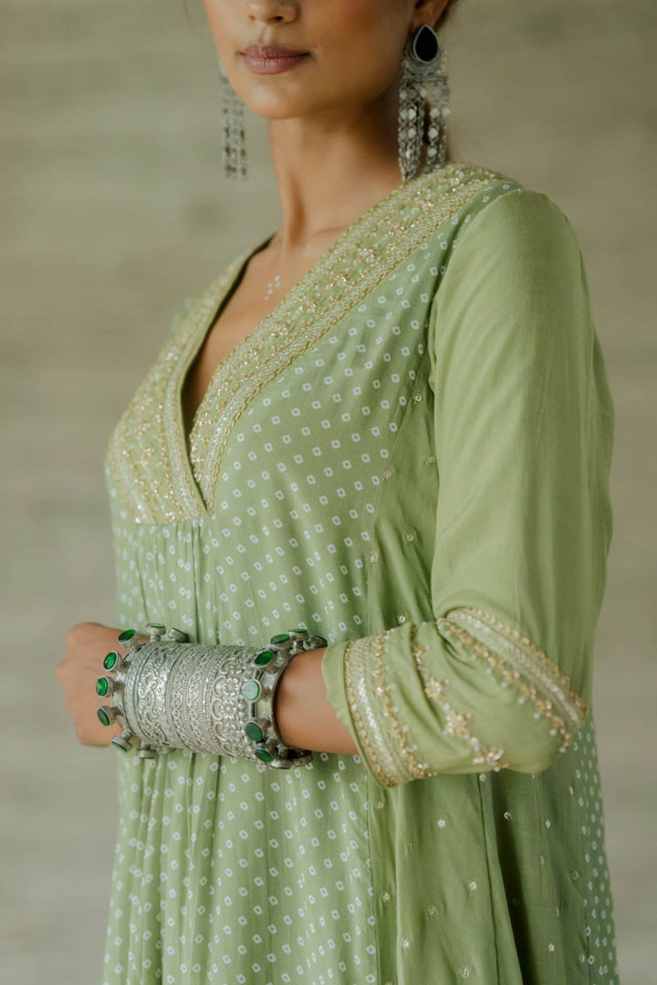 Olive Kalidar with Pants