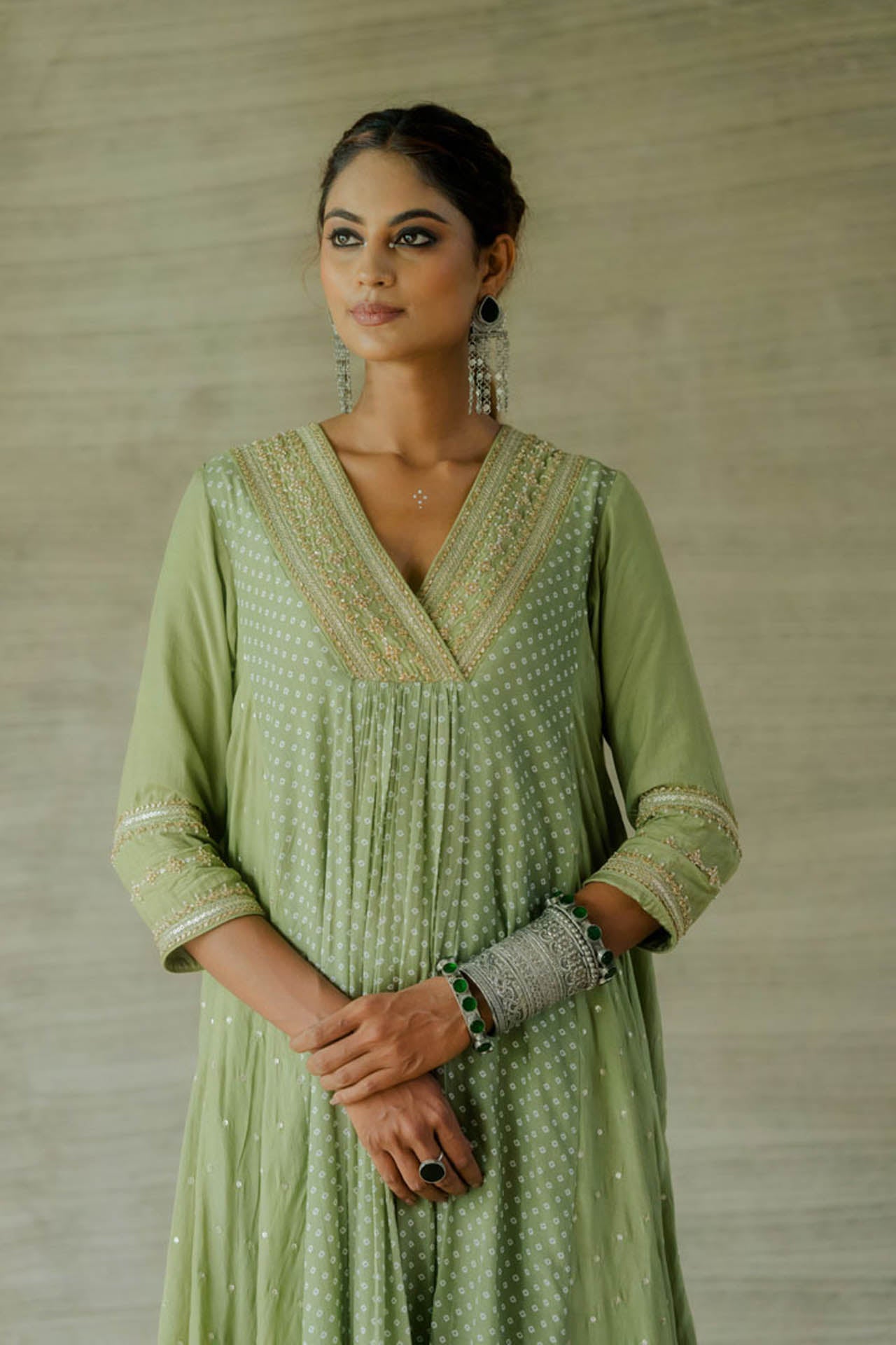 Olive Kalidar with Pants