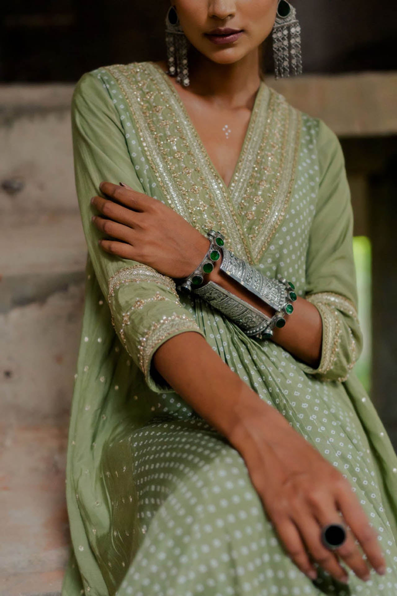 Olive Kalidar with Pants