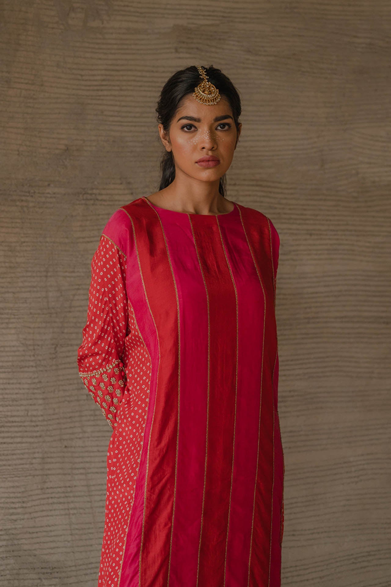Panelled kaftan