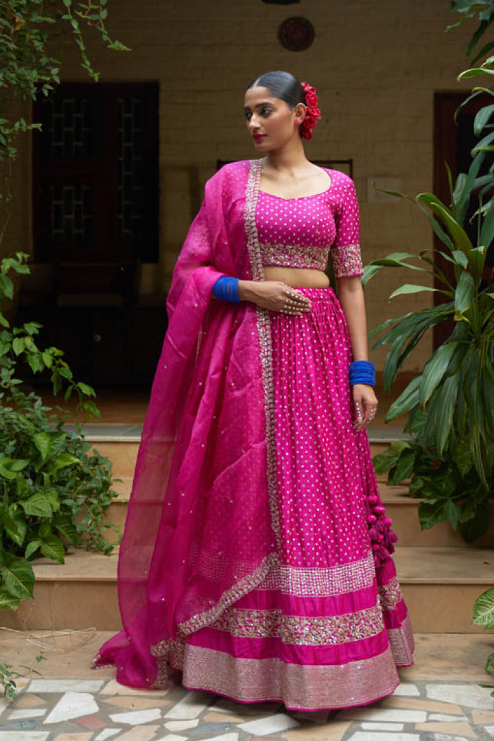 Pink Lehenga Set