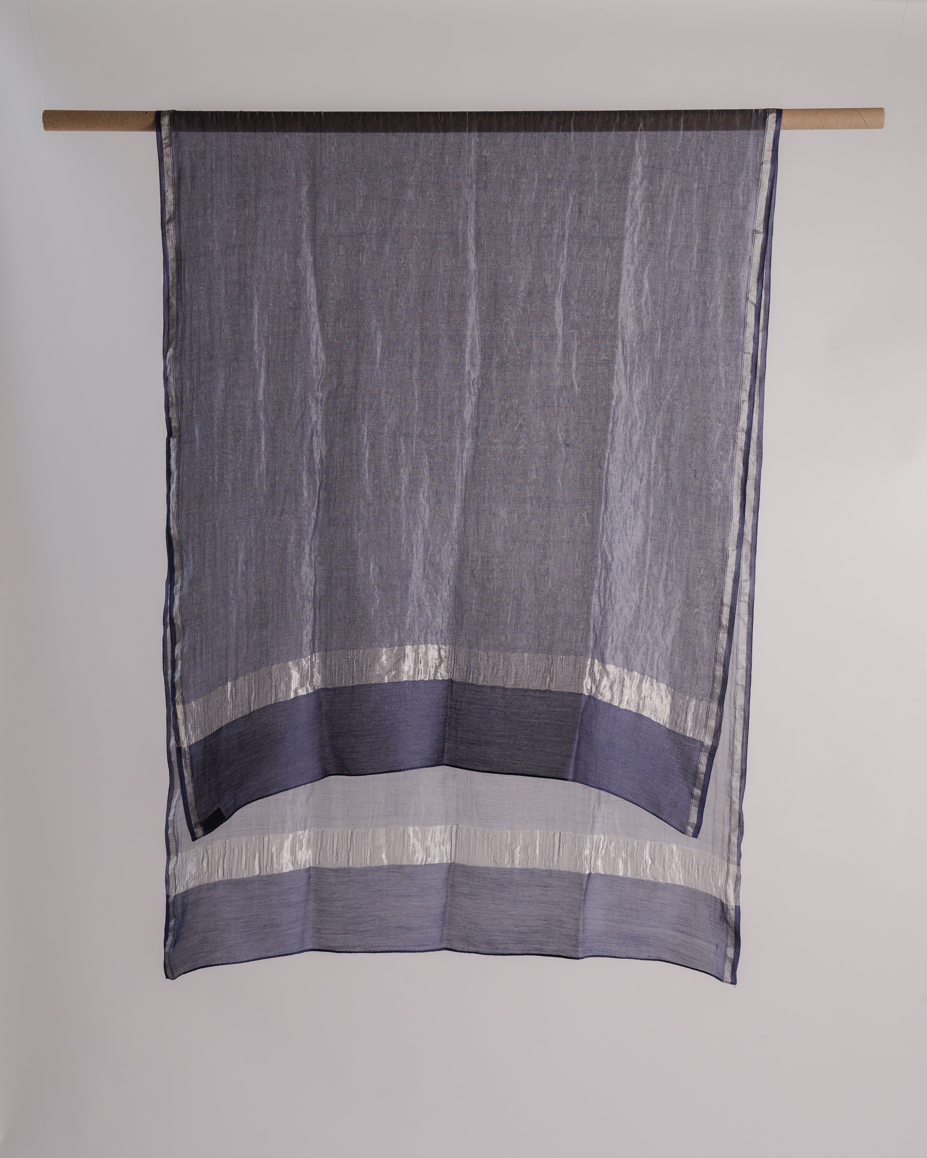 Blue Chanderi Dupatta