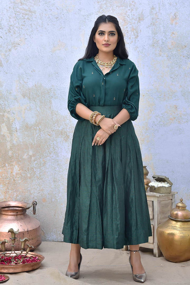 Bottle Green Co-Ord Set