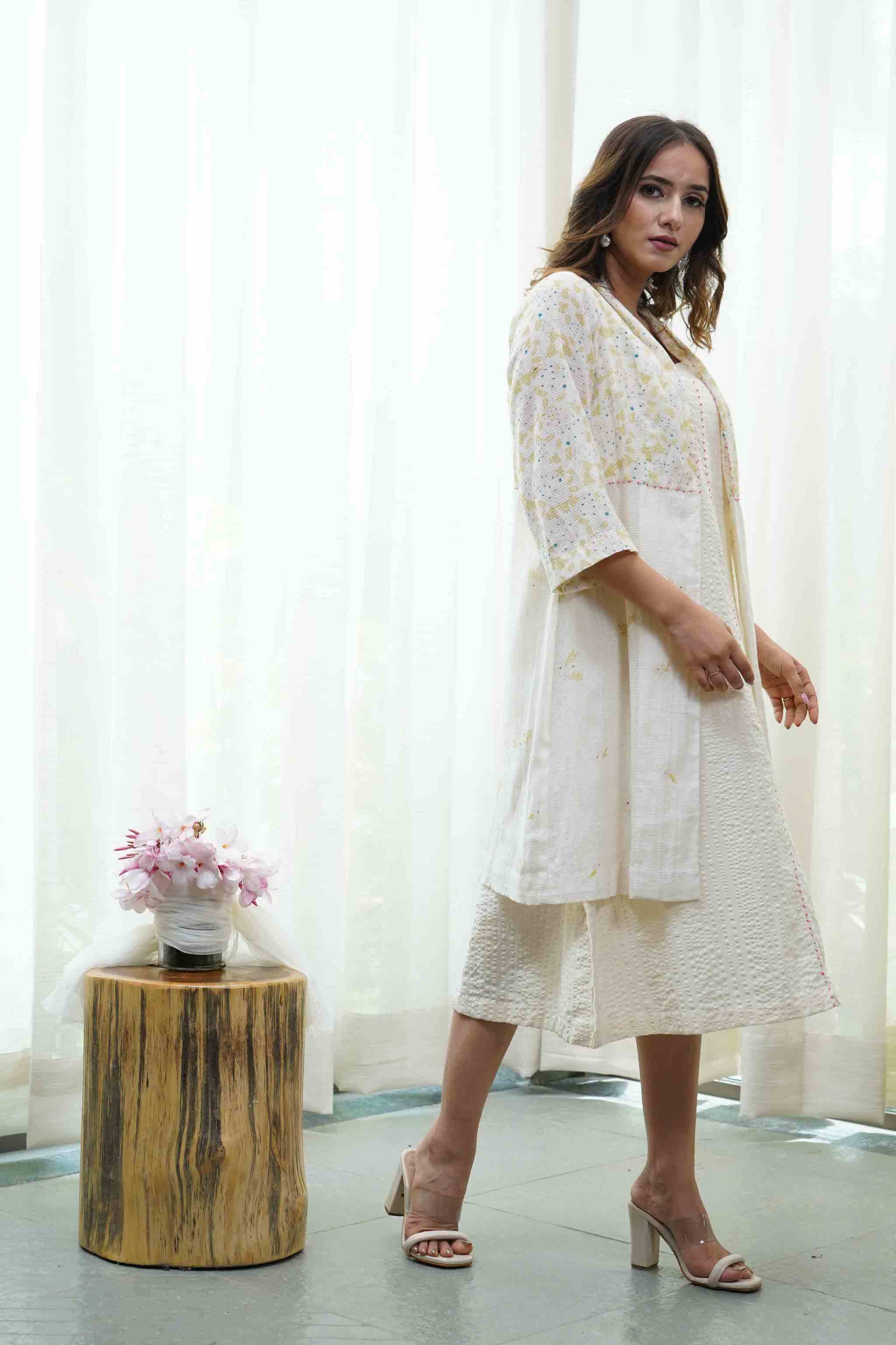 Lilac Floral Printed Dress