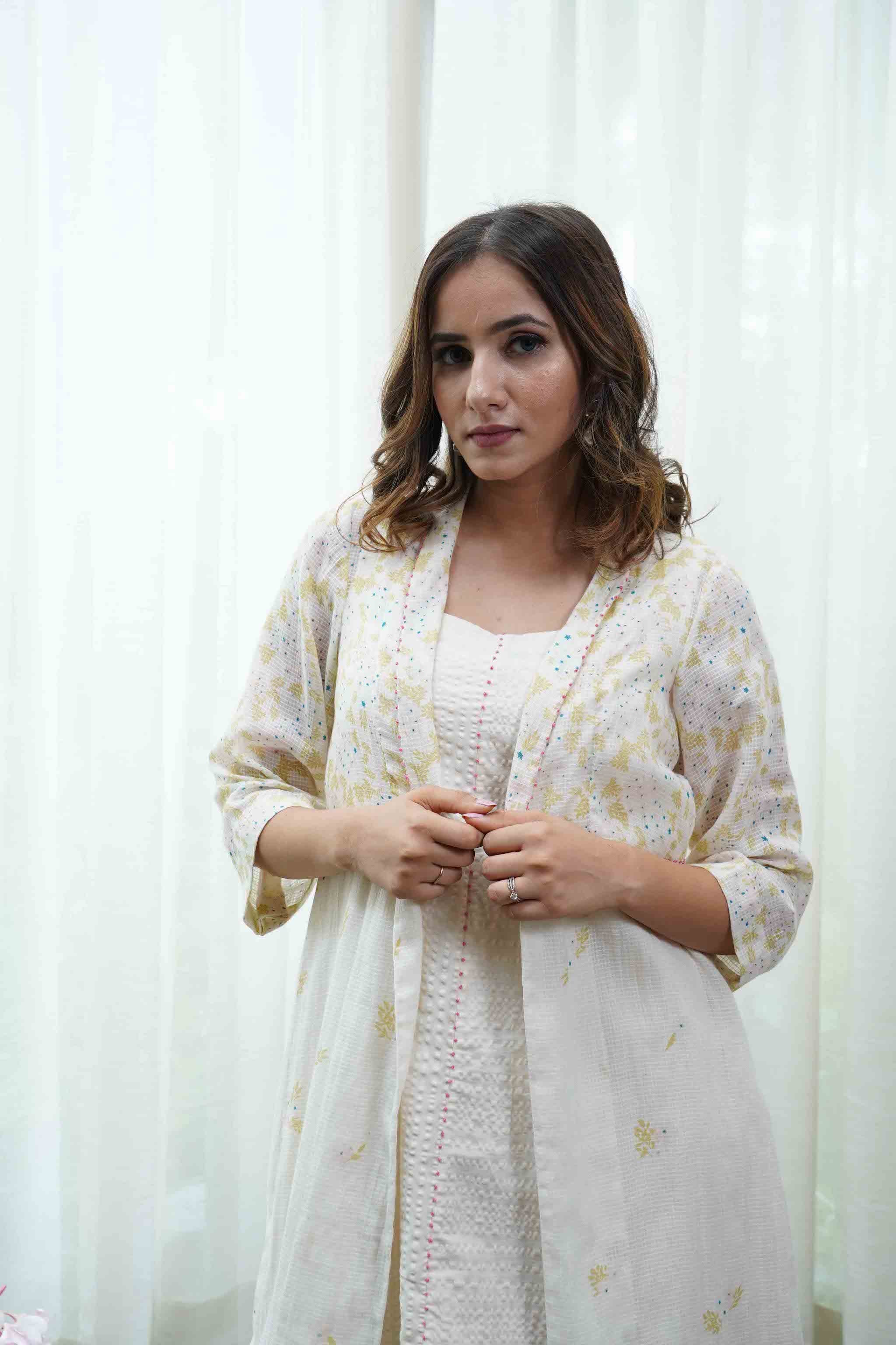 Lilac Floral Printed Dress