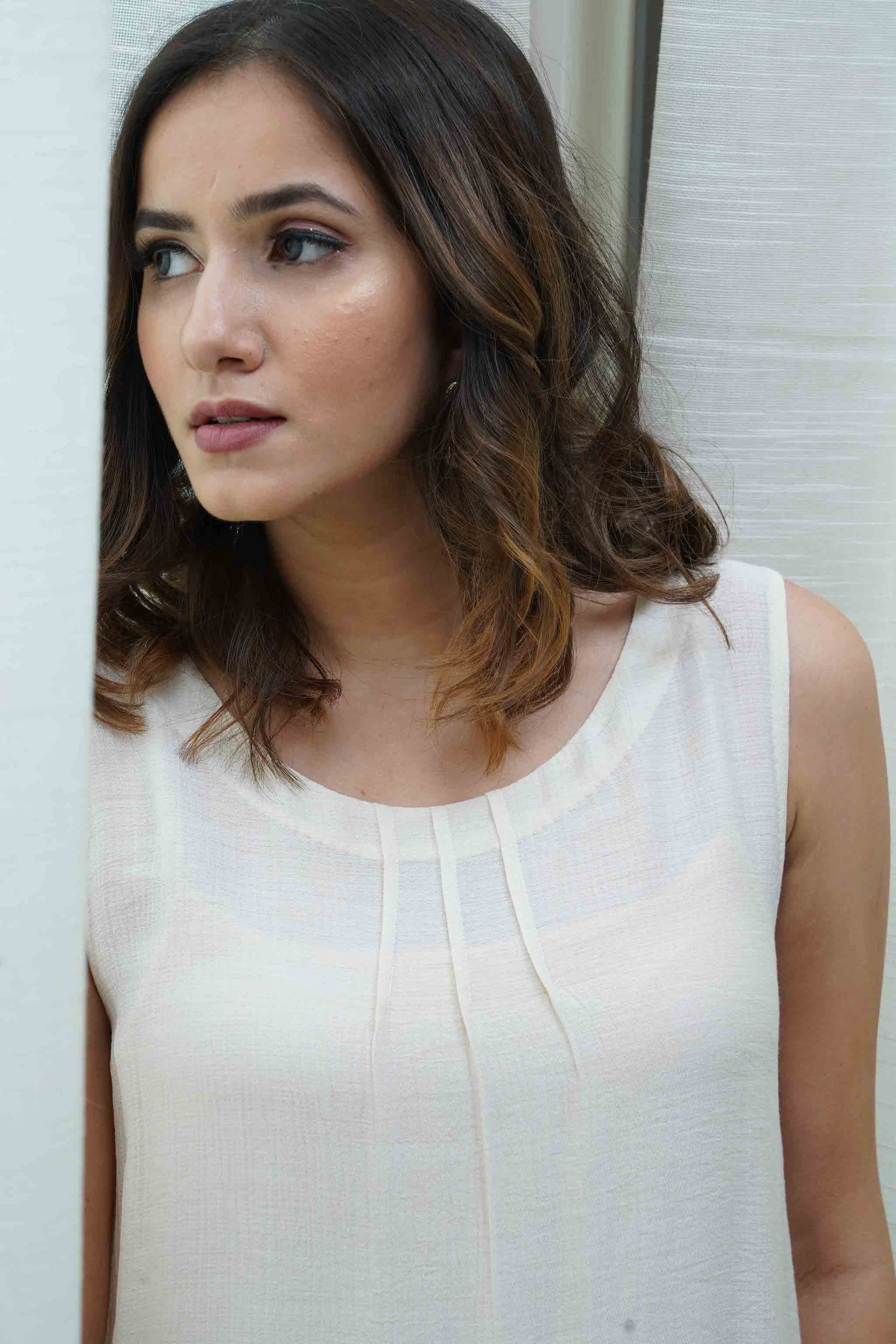 Off-white, Yellow And Green Dress