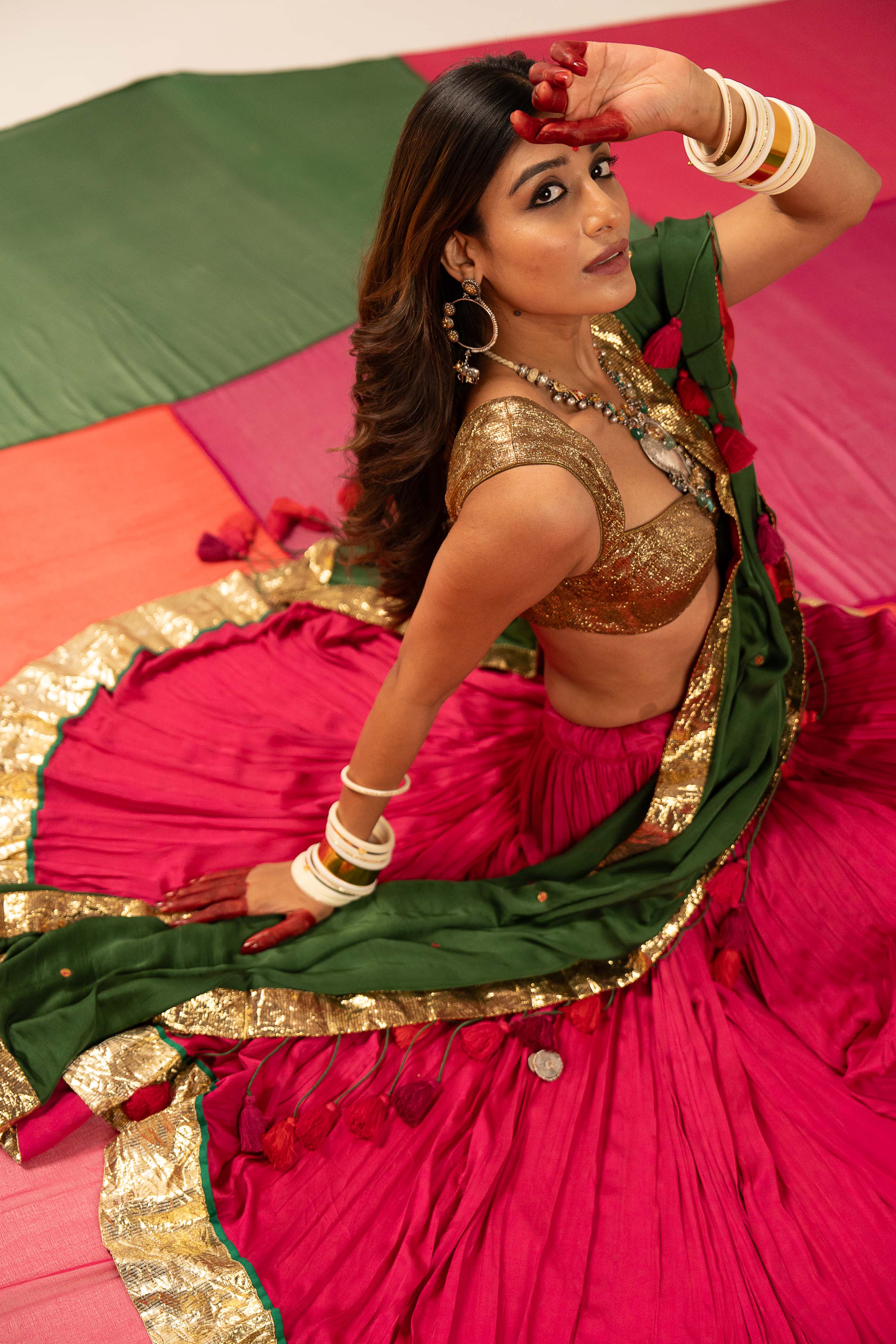 Pink Lehenga Set