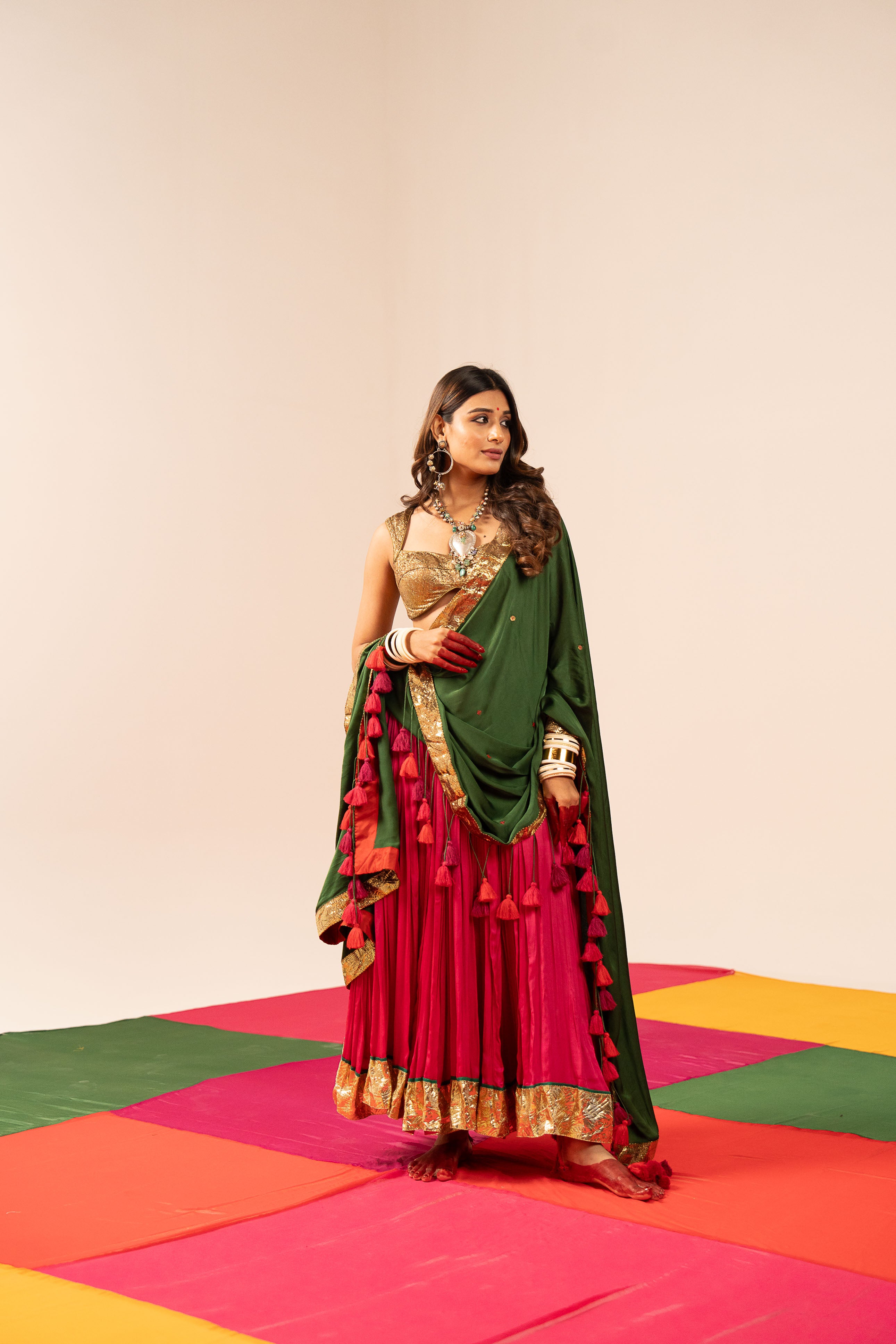 Pink Lehenga Set