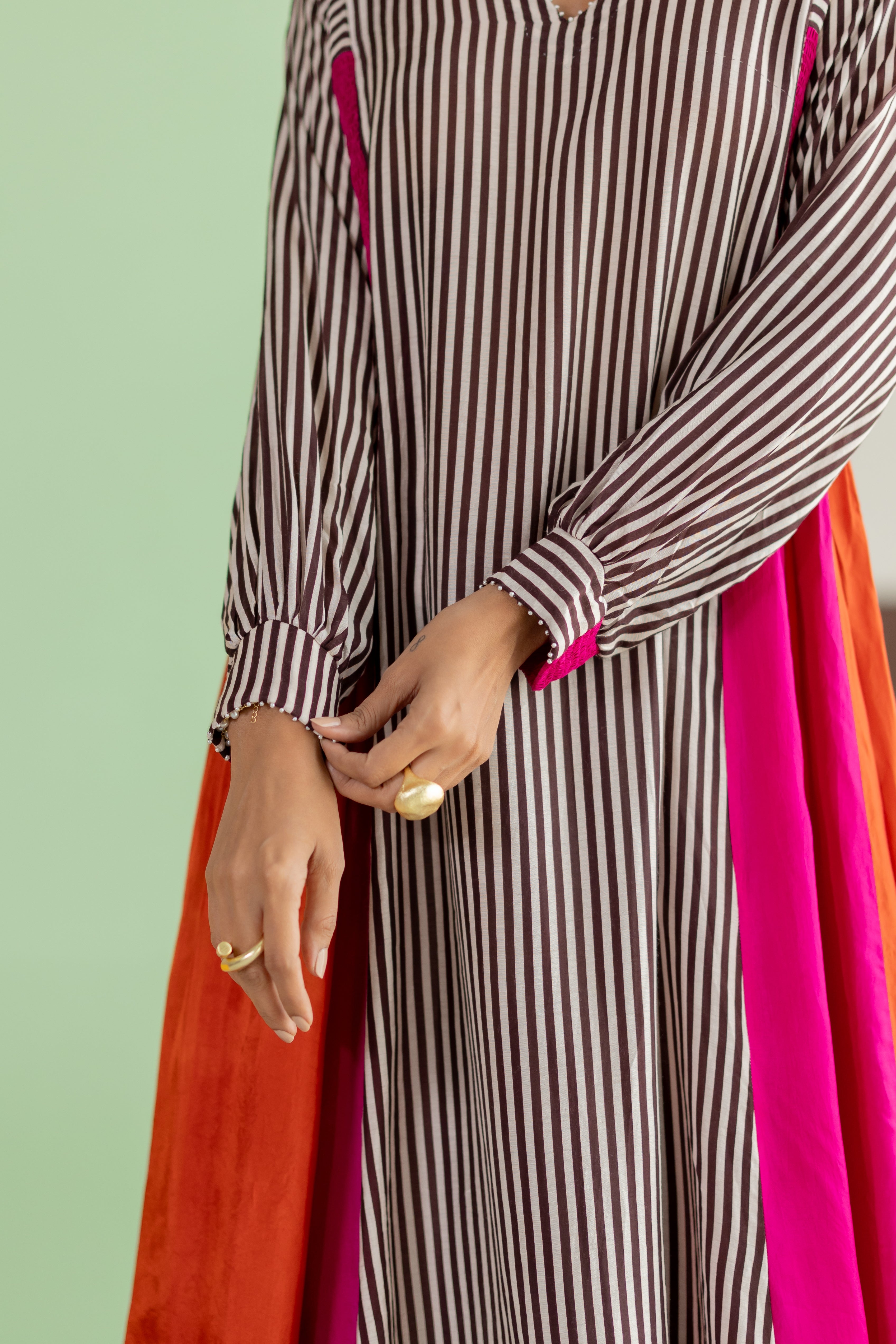 Striped kurta set