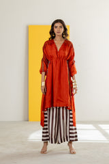 Orange tunic set