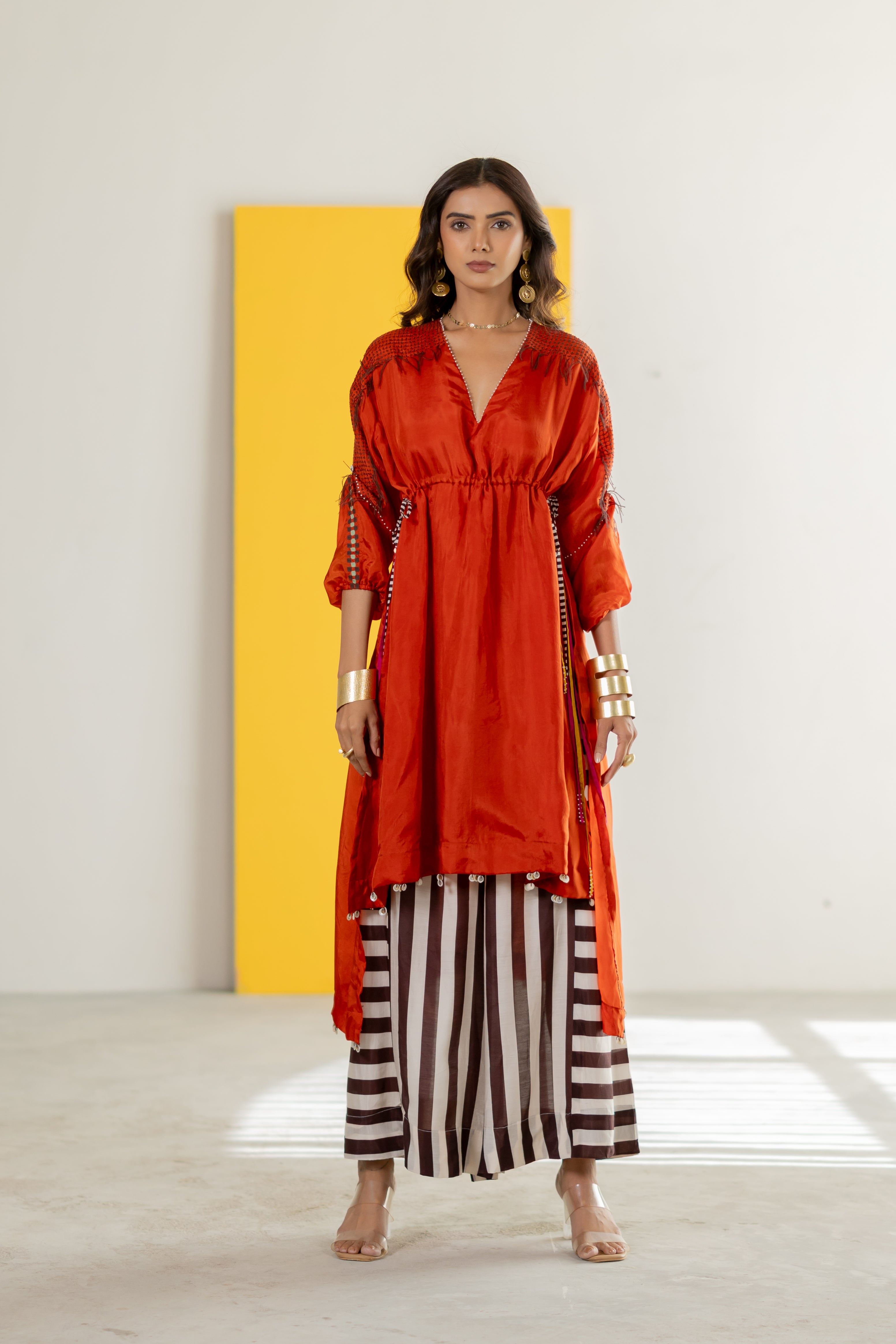 Orange tunic set