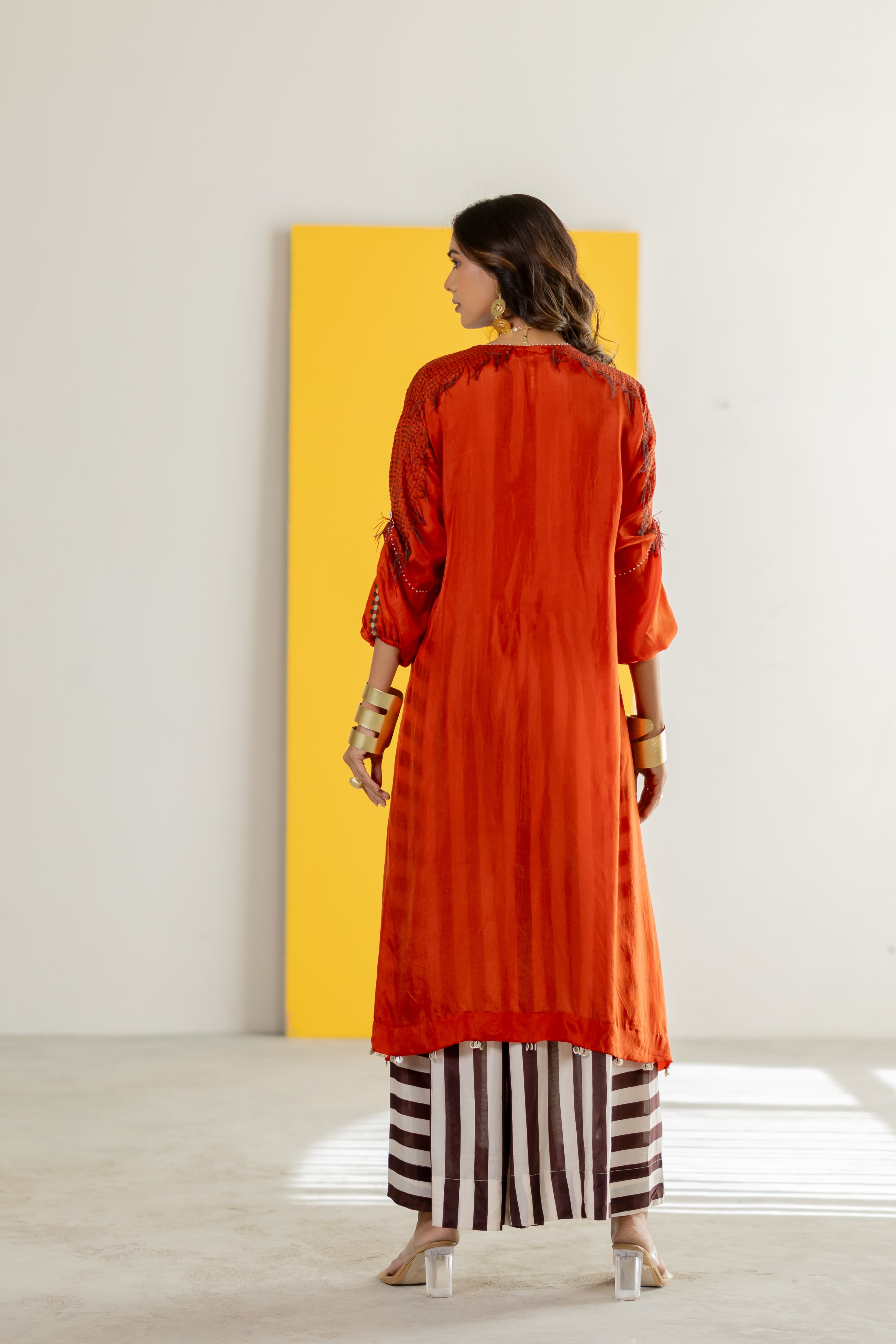 Orange tunic set