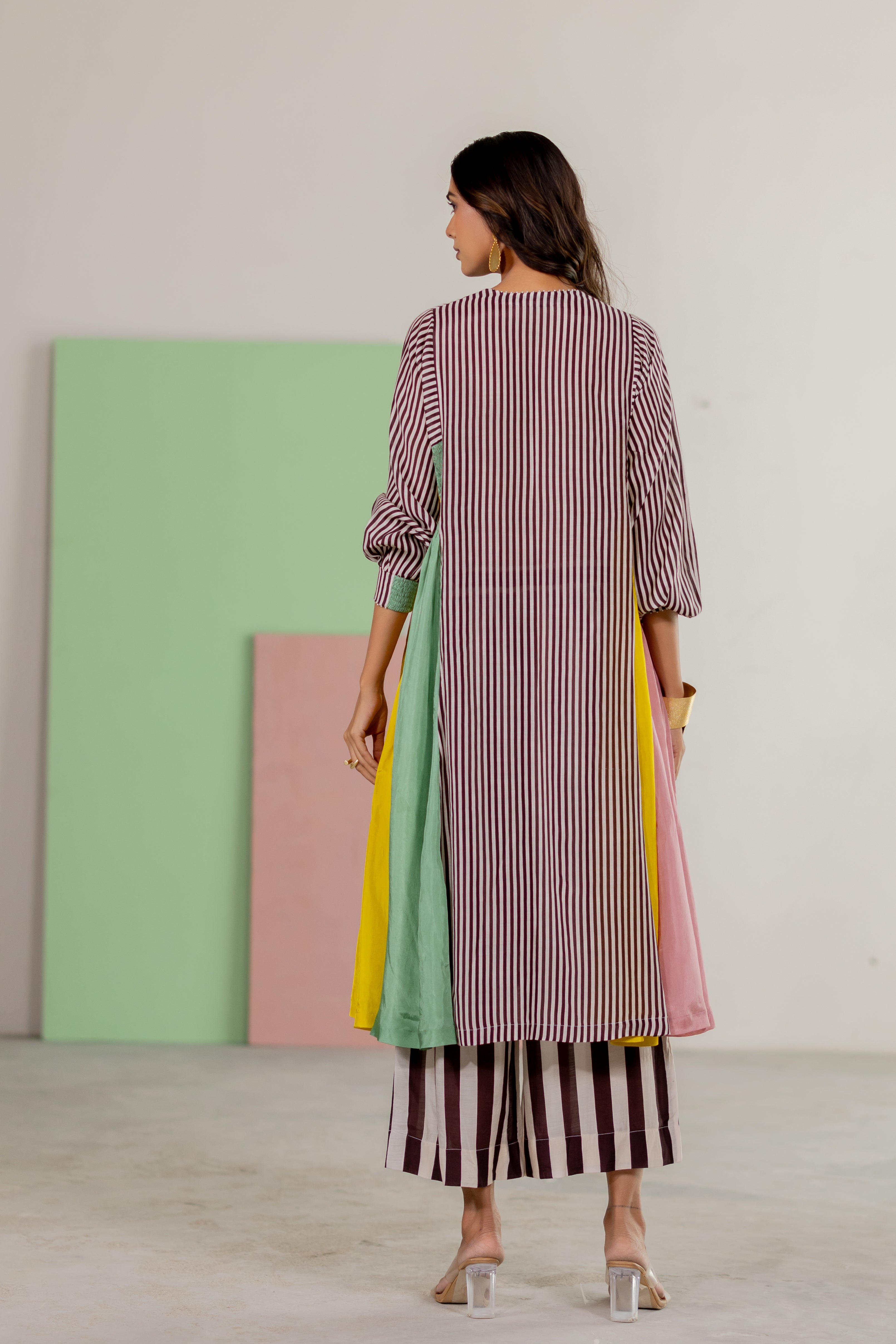 Striped kurta set