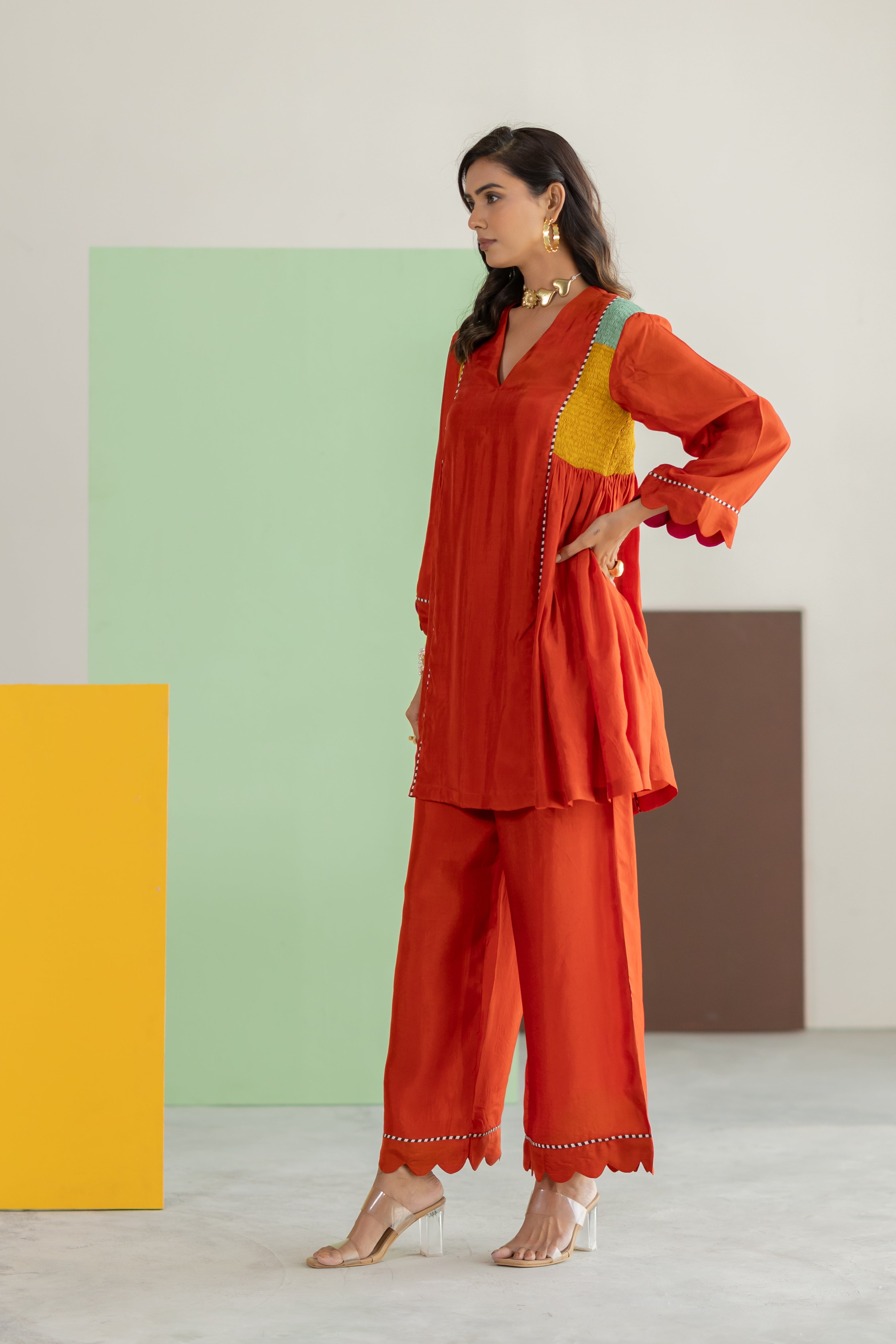 Orange co-ord set