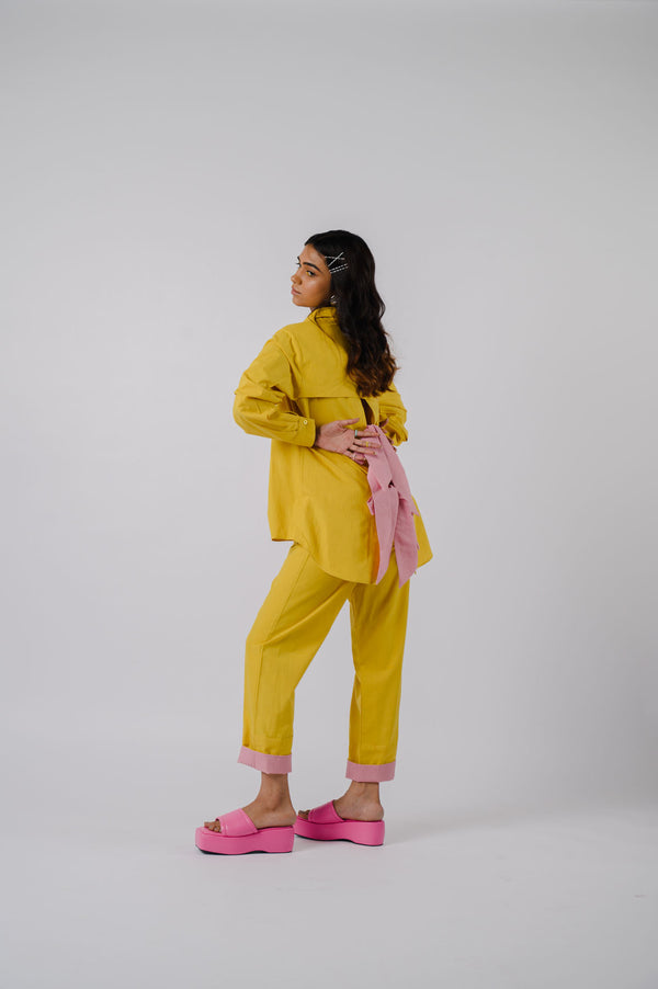 Yellow Bowtie Co-ord set