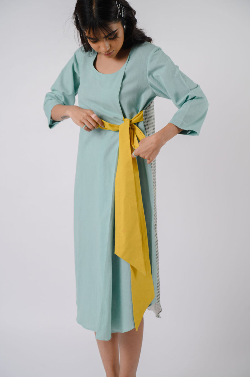 Sea Green Bowtie Dress